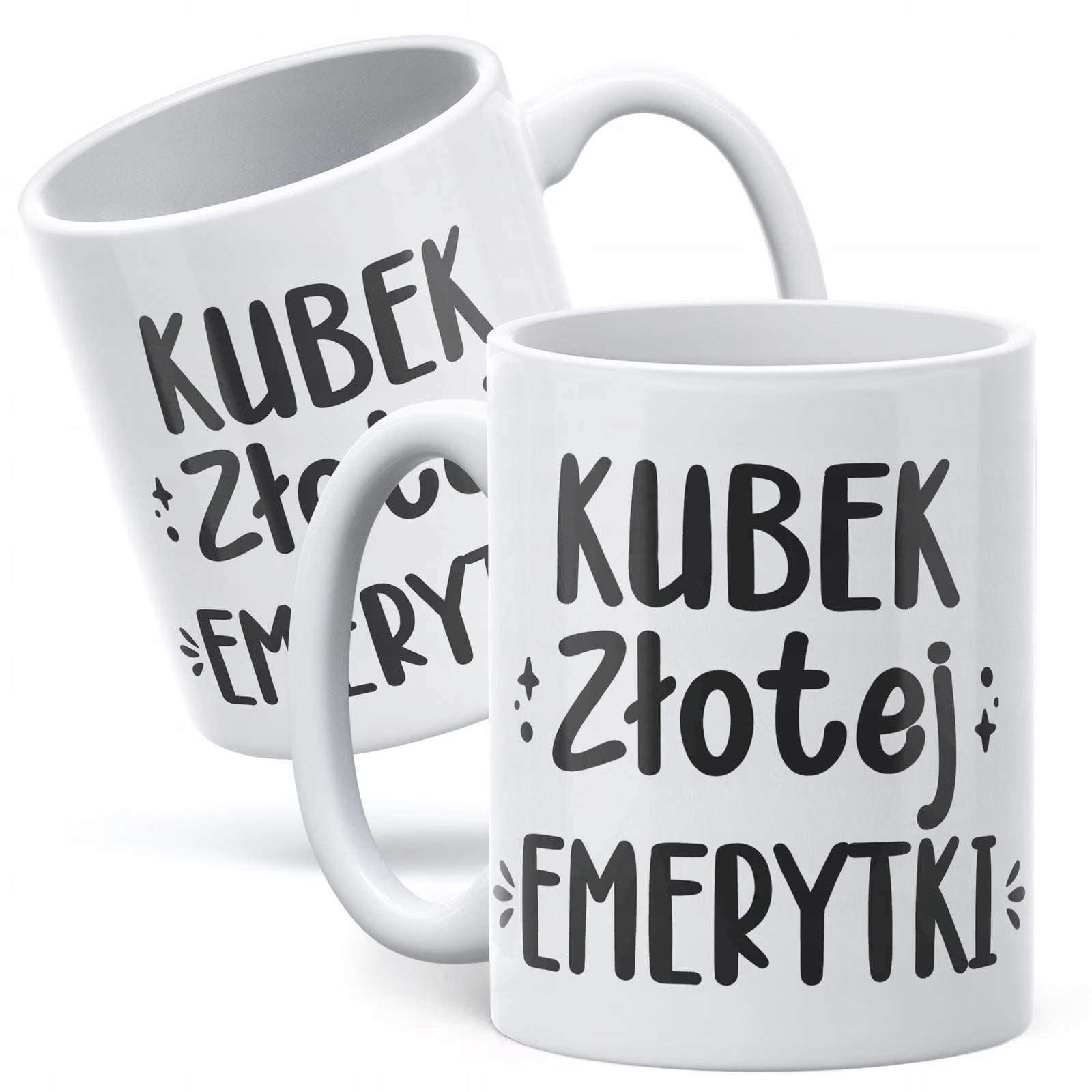 Kubek ceramiczny z okazji Emerytury Dla Emerytki Prezent Upominek