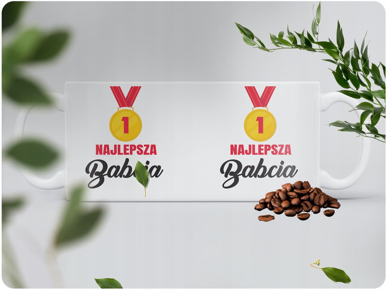 Kubek ceramiczny 330 ml Na Dzień Babci Prezent Upominek Najlepsza Babcia