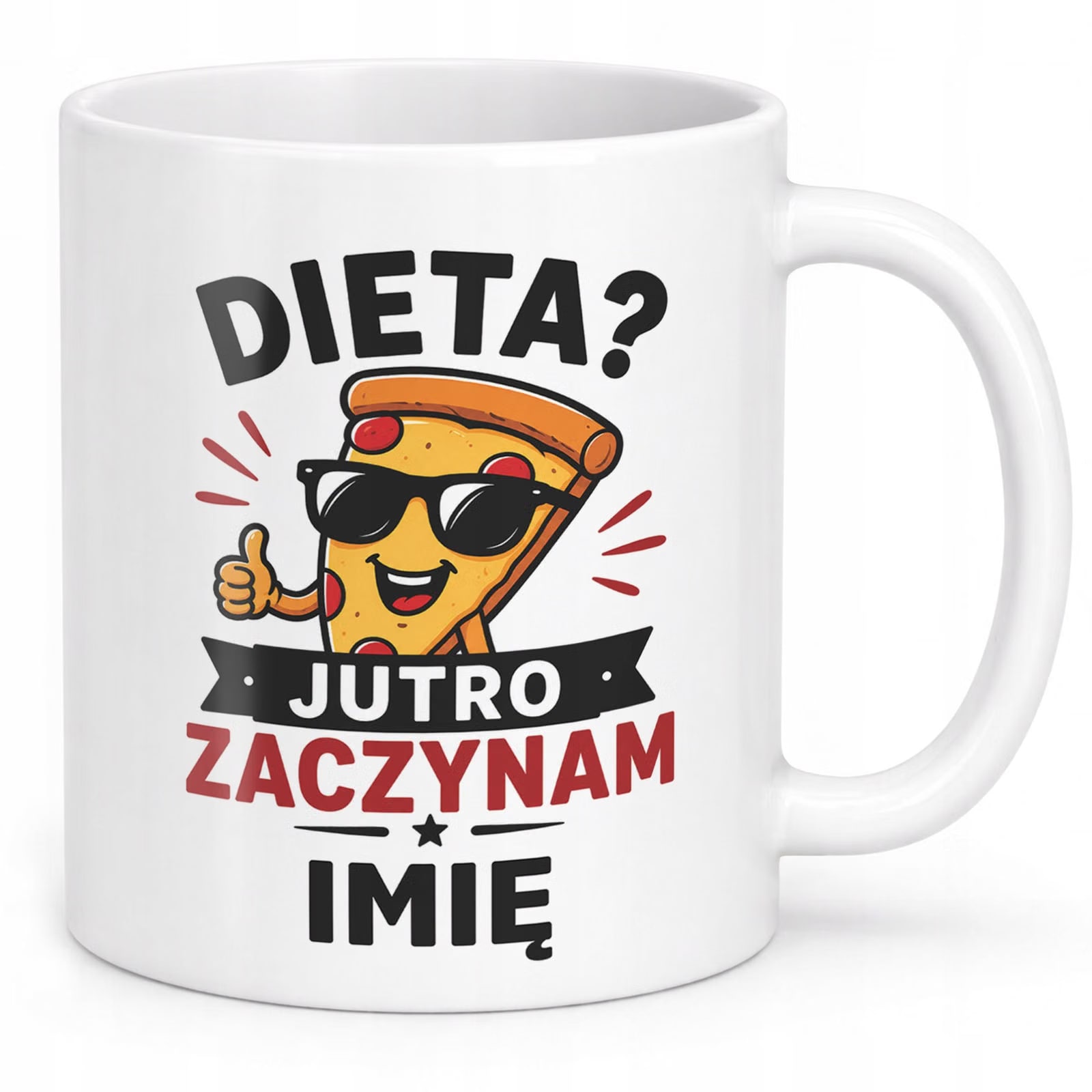 Biały Kubek personalizowany z nadrukiem Dzień Chłopaka Dla Mężczyzny