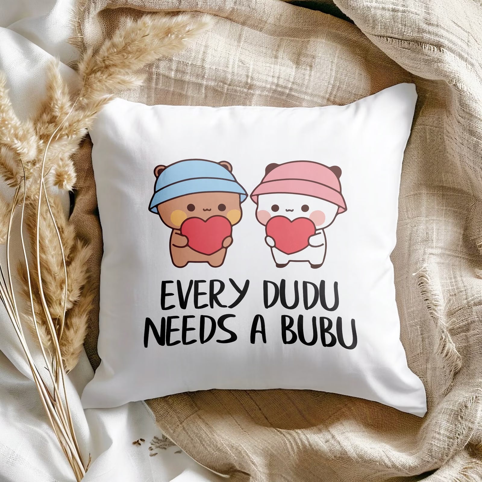 Poduszka na walentynki Bubu i Dudu Dla Party Prezent Upominek