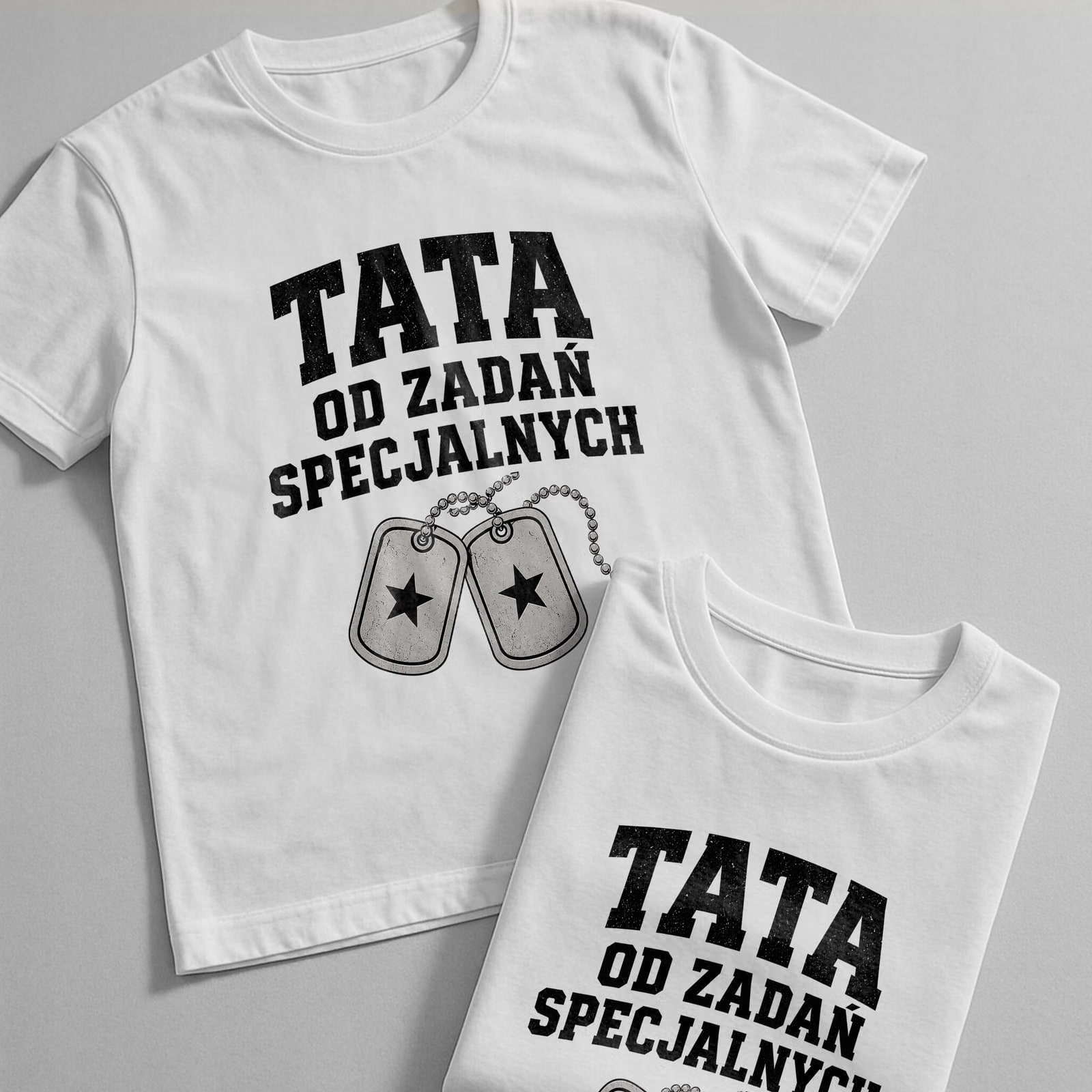 Koszulka biała męska Dzień Ojca dla taty praktyczny upominek r. S