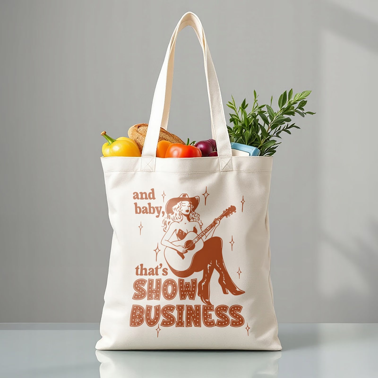 Torba bawełniana premium na zakupy Taylor Swift The Life Of A Showgirl
