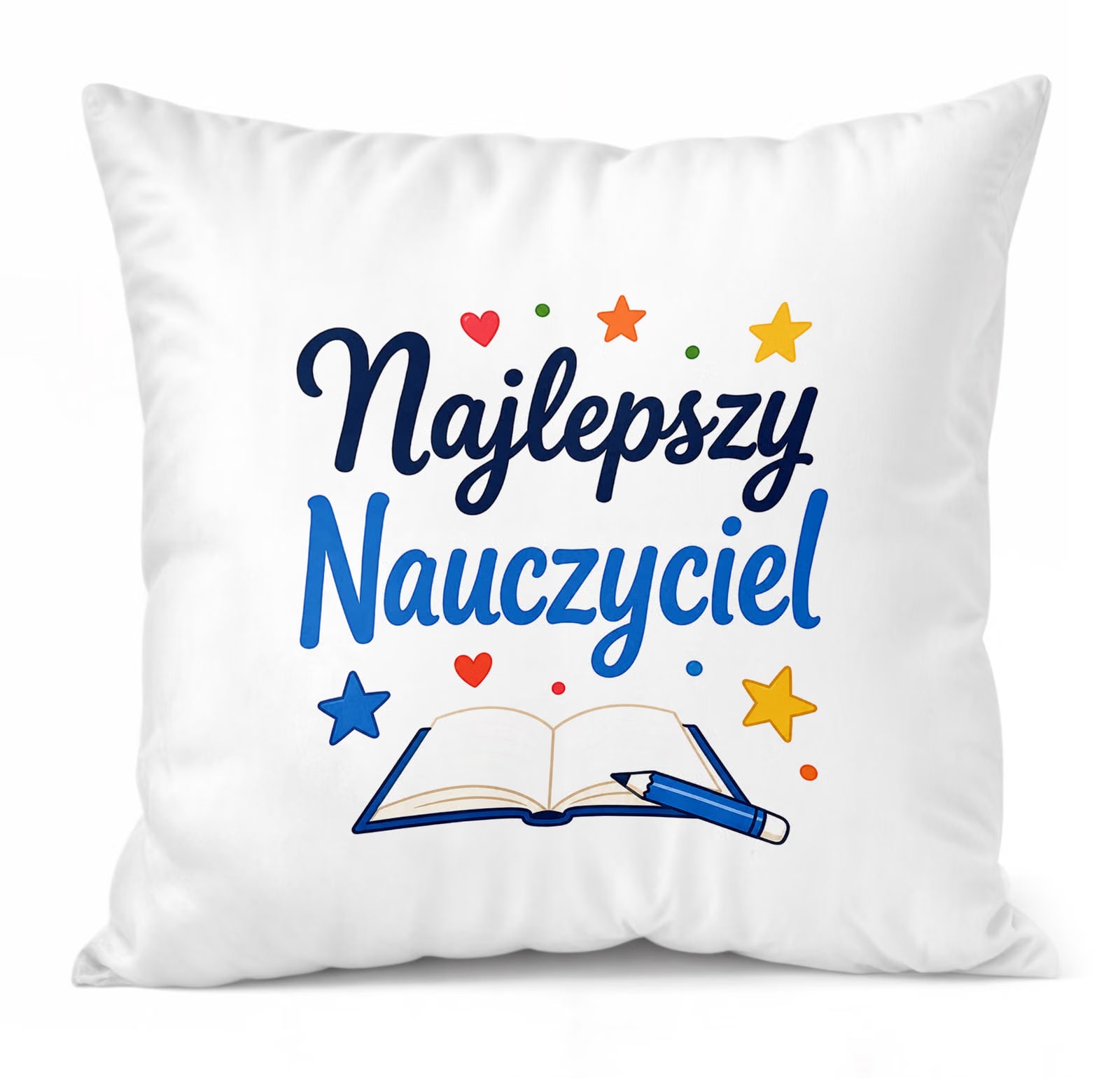 Poduszka Jasiek 38x38cm z Nadrukiem Dzień Nauczyciela Prezent Upominek