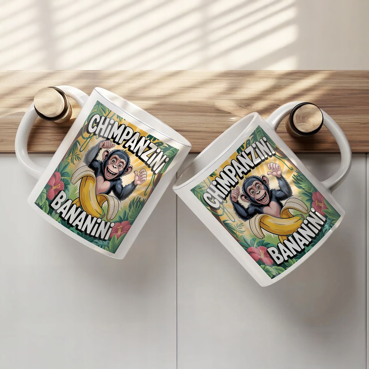 Kubek ceramiczny Chimpanzini Bananini viral tiktok brainrot