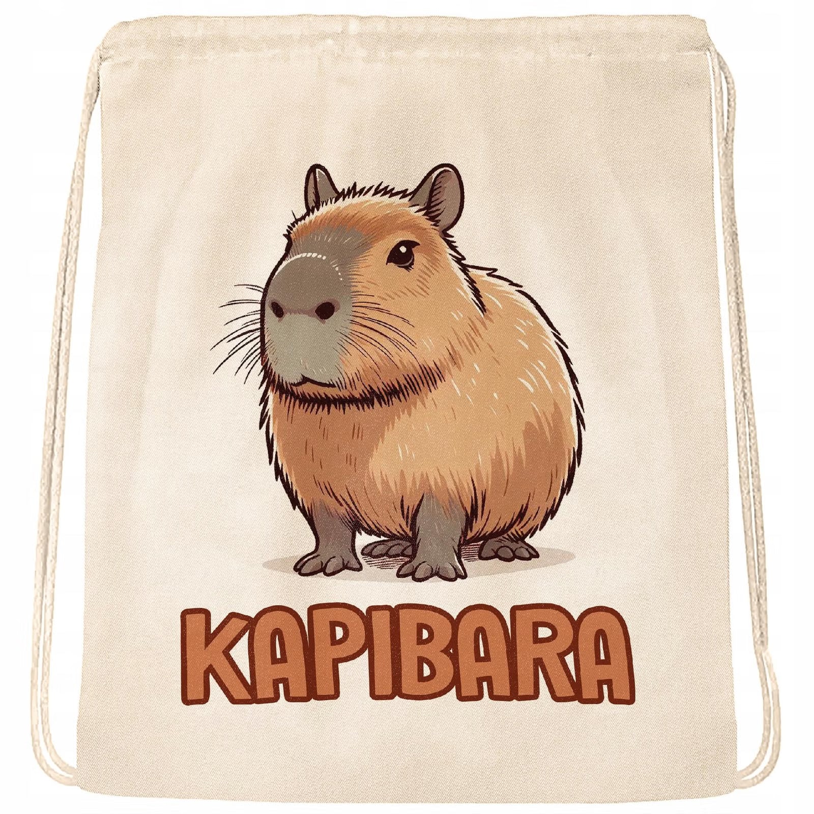Plecak bawełniany Kapibara Capybara Zwierzak Prezent
