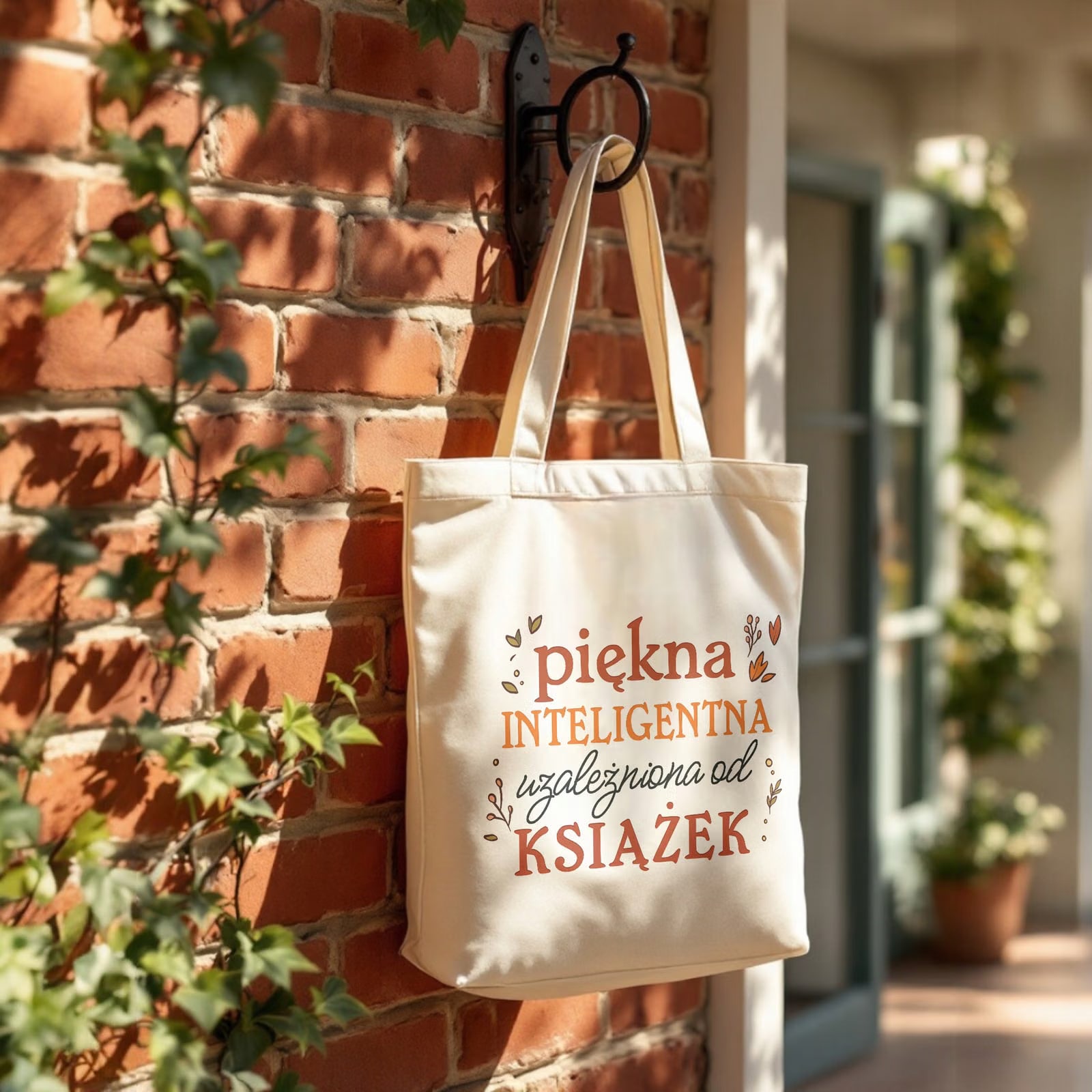 Torba bawełniana premium prezent na Dzień Kobiet Piękna Inteligentna