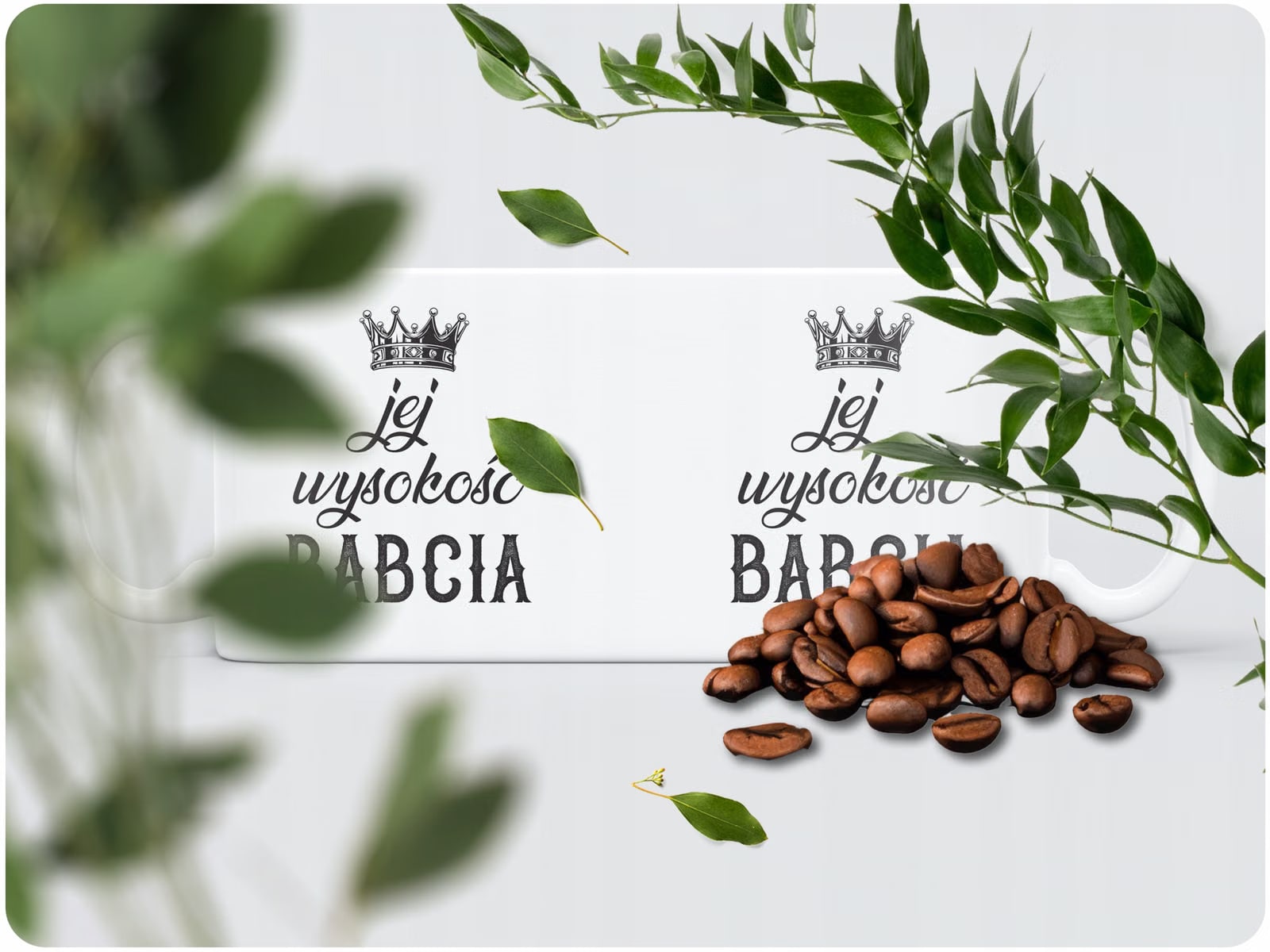 Kubek ceramiczny 330 ml Na Dzień Babci Prezent Upominek Jej Wysokość Babcia