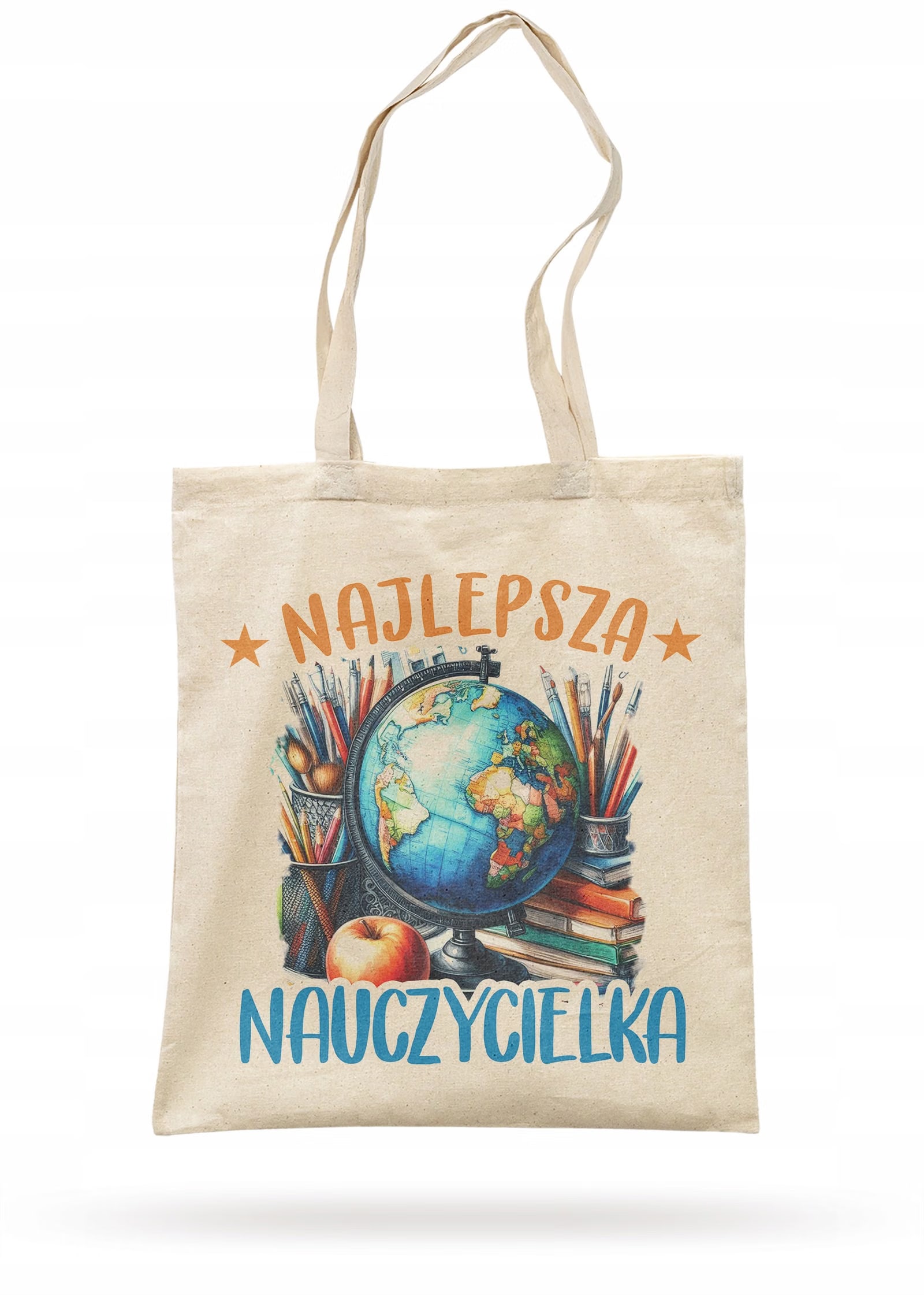 Torba bawełniana Dzień Nauczyciela Najlepsza Nauczycielka Prezent Upominek