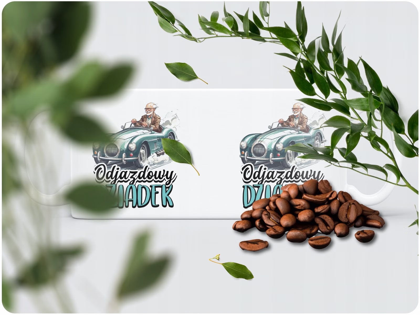 Kubek ceramiczny 330 ml Dzień Dziadka Prezent Upominek Odjazdowy Dziadek