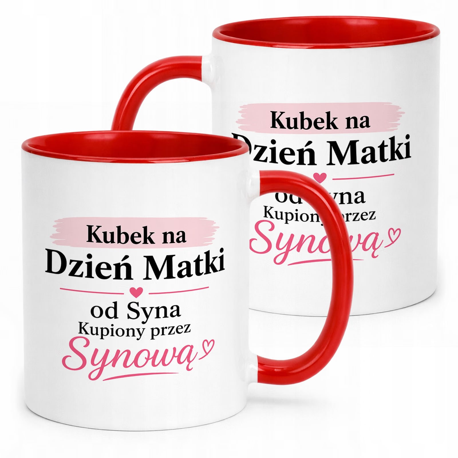 Dzień Matki prezent dla mamy kubek czerwony wyjątkowy prezent dla mamy