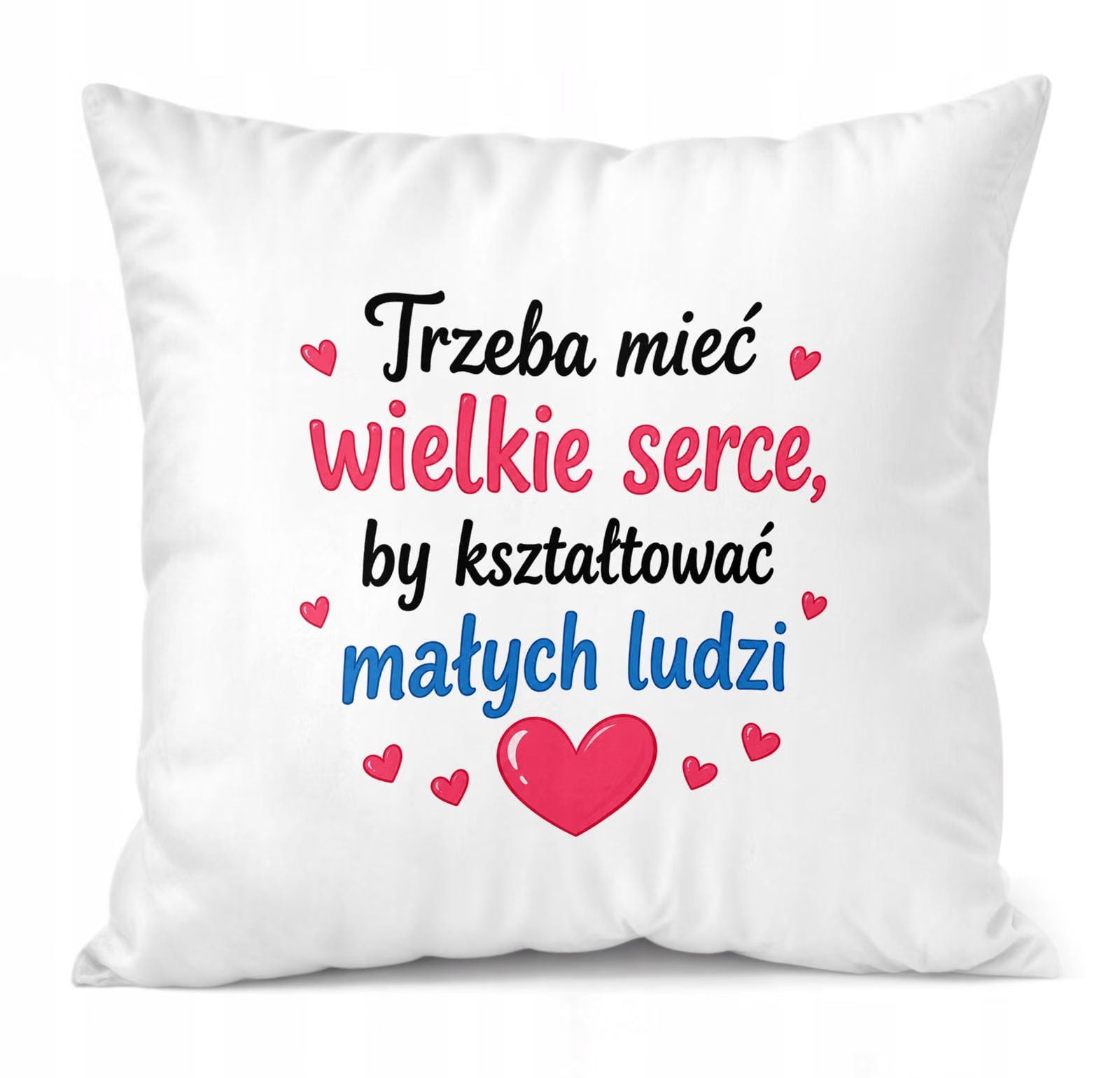 Poduszka Jasiek 38x38cm z Nadrukiem Dzień Nauczyciela Prezent Upominek