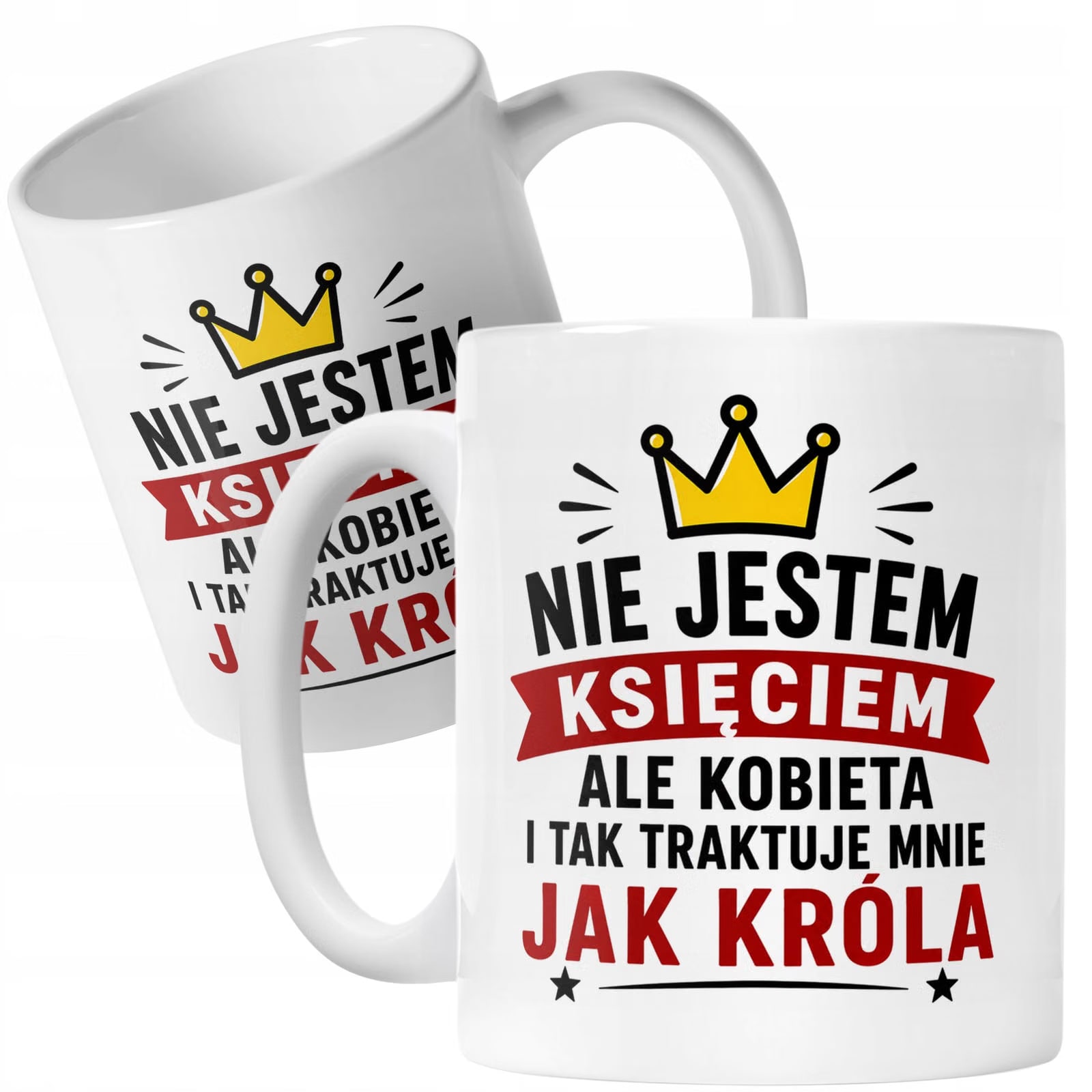 Biały Kubek z nadrukiem Dzień Chłopaka Dla Mężczyzny Upominek Prezent