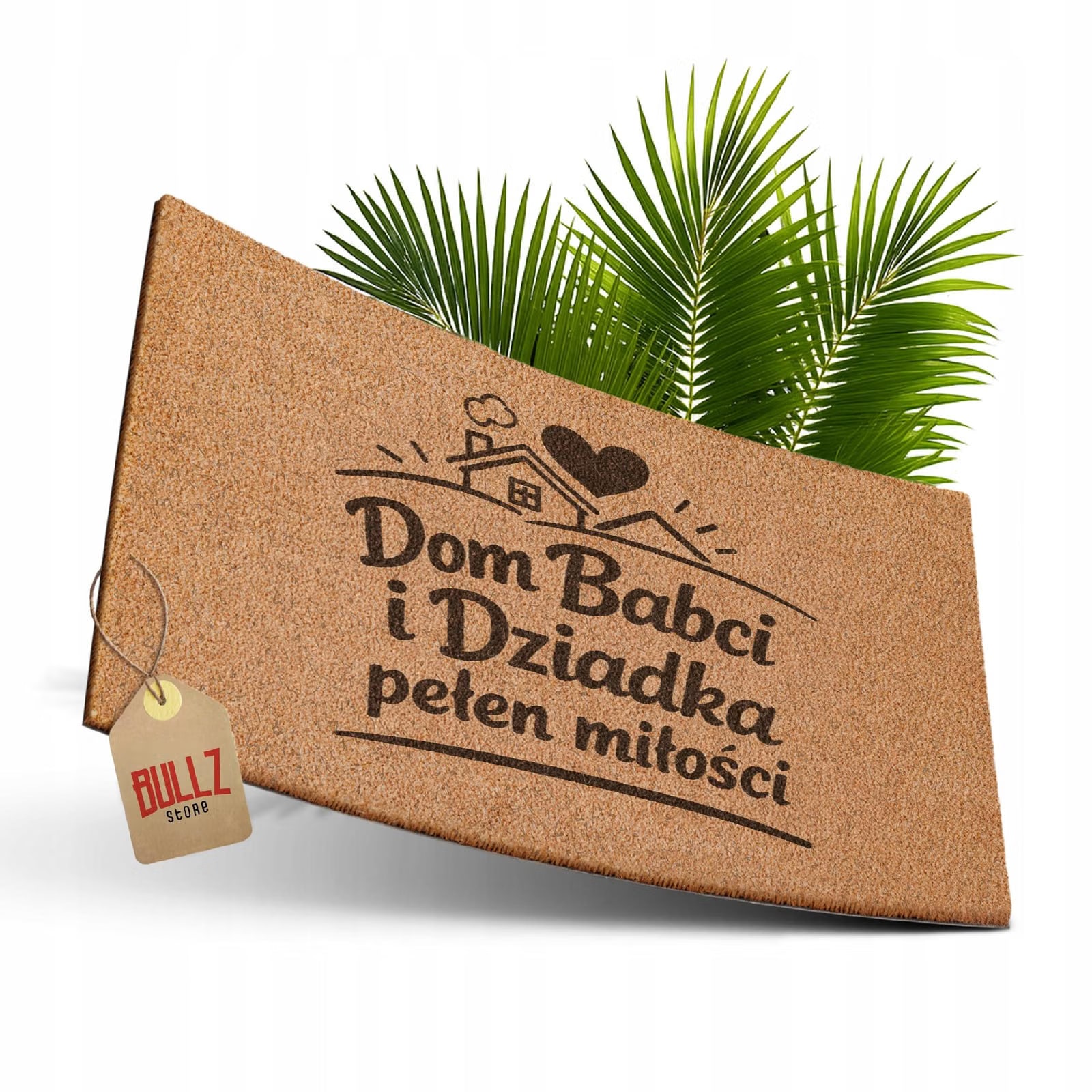 Wycieraczka Dzień Babci Dziadka Na Prezent pod drzwi kokosowa 60×40