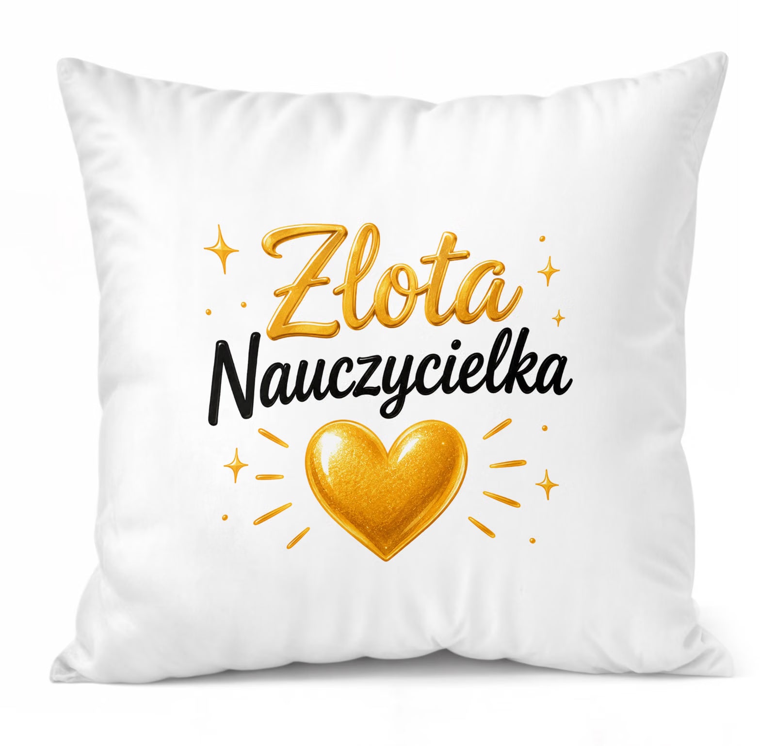Poduszka Jasiek 38x38cm z Nadrukiem Dzień Nauczyciela Prezent Upominek