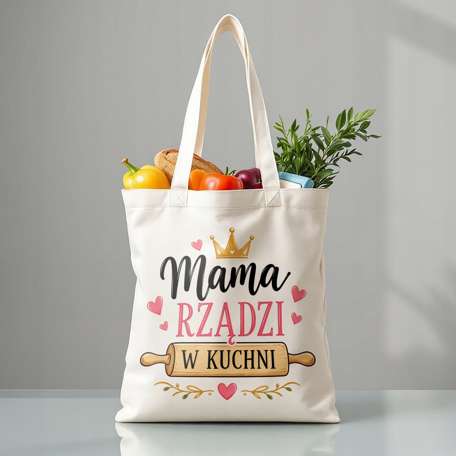 Torba bawełniana premium prezent dla mamy na Dzień Matki prezent dla mamy