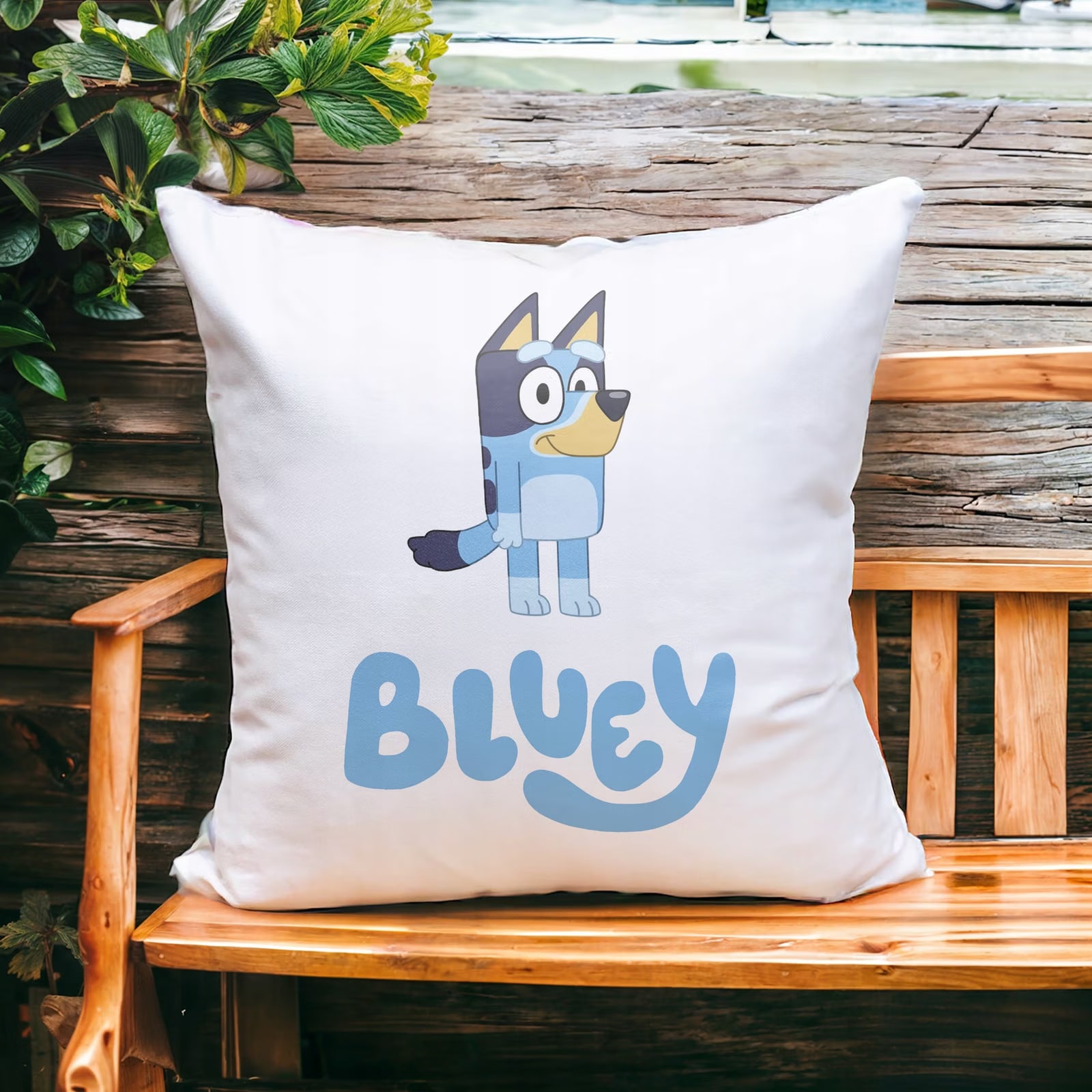 Poduszka 38x38cm Bluey Bingo Dla Fana Bajki Dla Dzieci Prezent