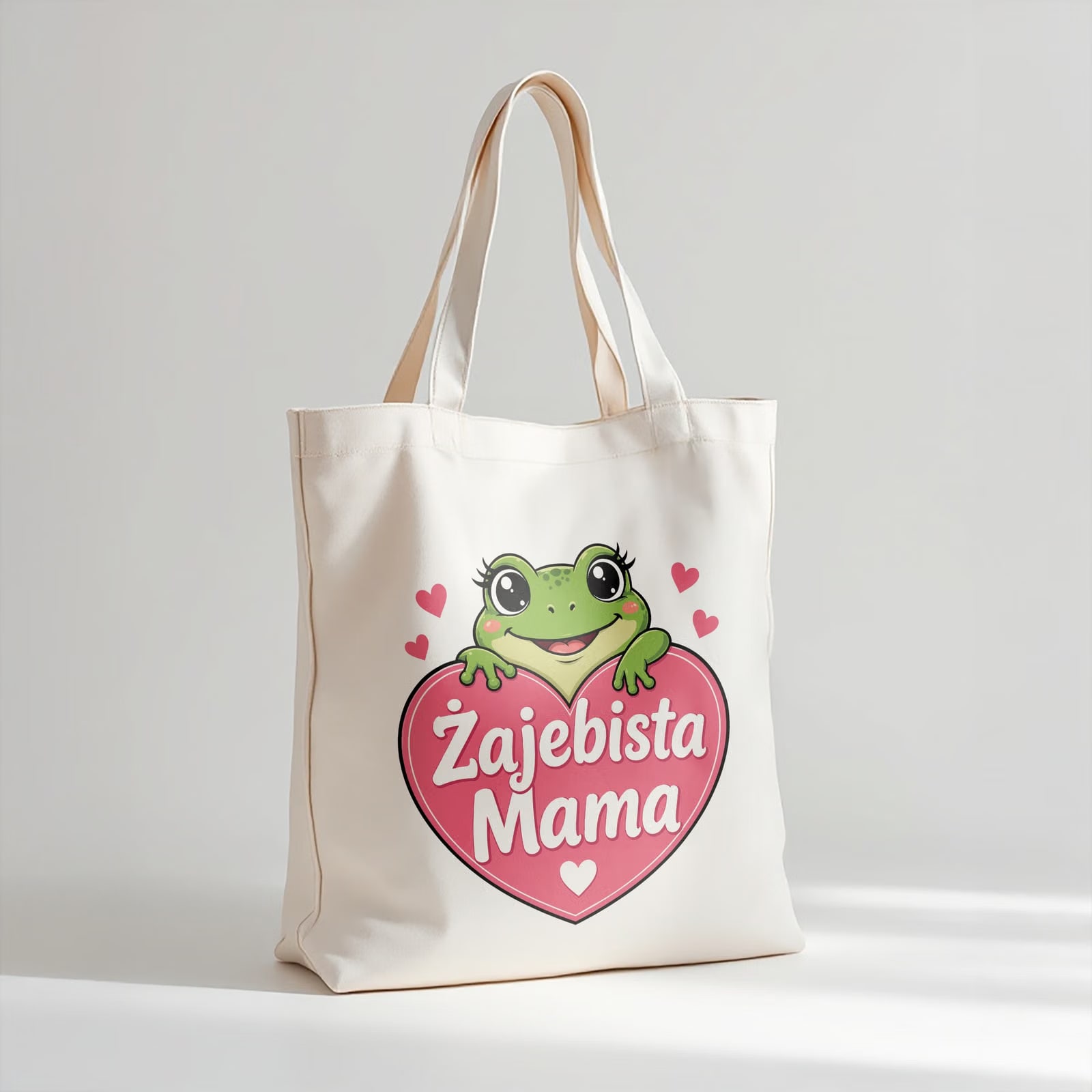 Dzień Matki prezent dla mamy torba bawełniana premium naturalna torba