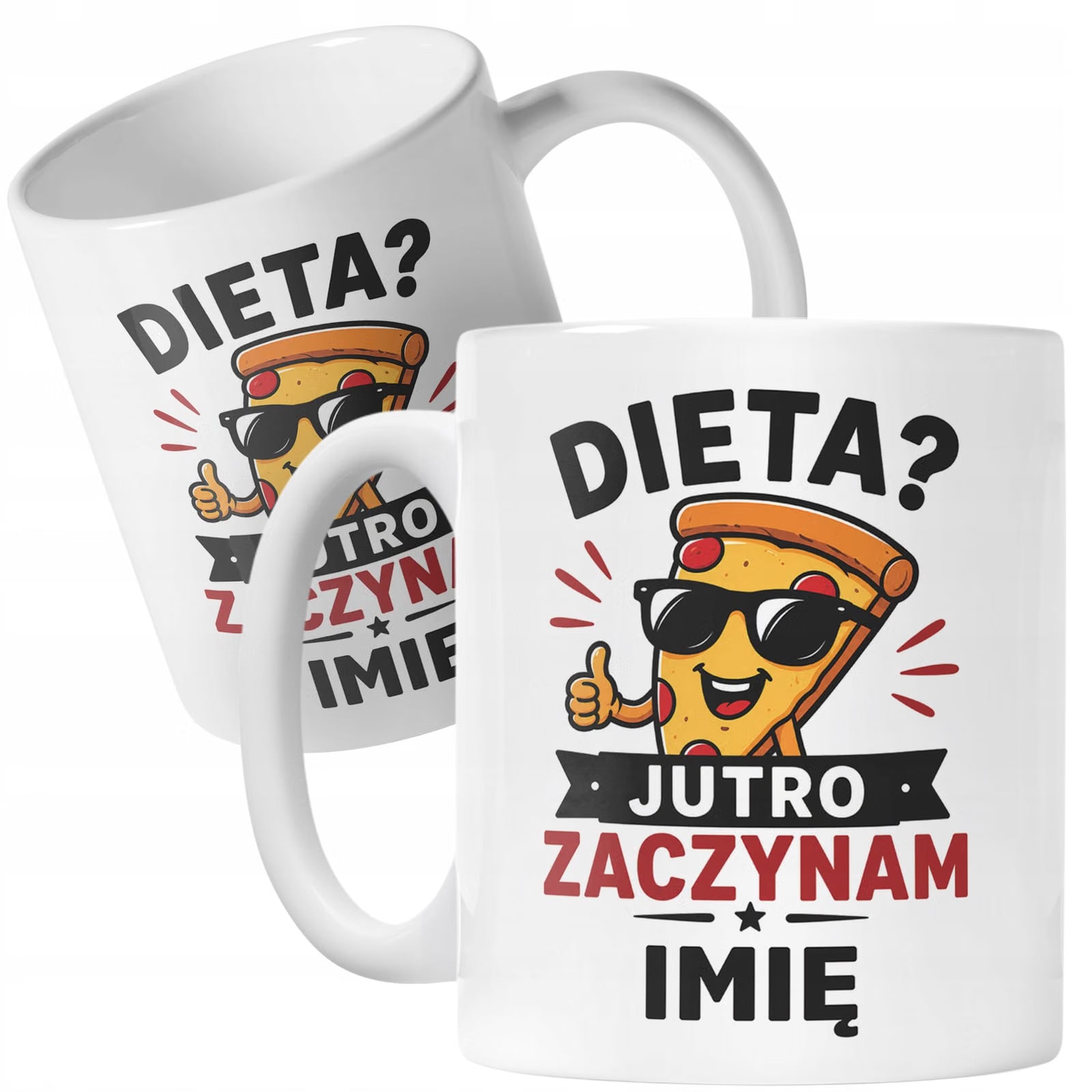 Biały Kubek personalizowany z nadrukiem Dzień Chłopaka Dla Mężczyzny