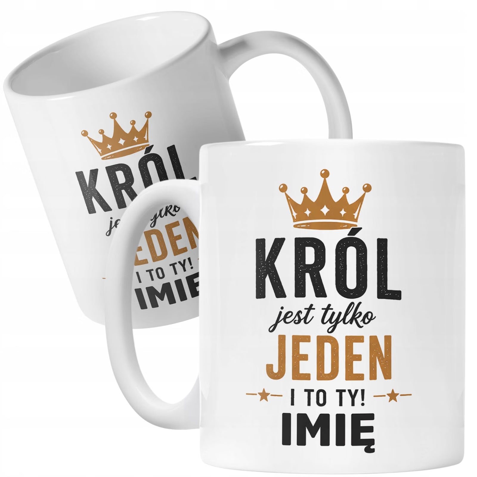 Biały Kubek personalizowany z nadrukiem Dzień Chłopaka Dla Mężczyzny