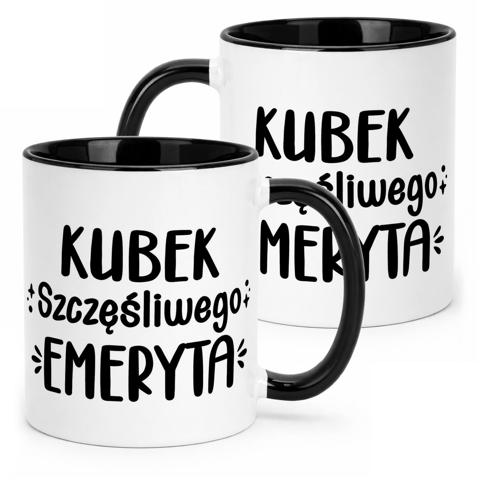 Kubek Czarny z okazji Emerytury Dla Emeryta Prezent Upominek