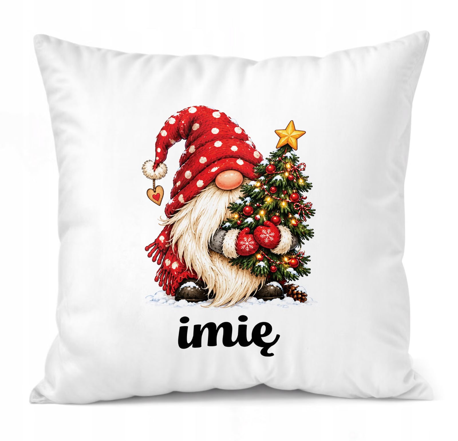 Poduszka Personalizowana 38x38cm z Nadrukiem Boże Narodzenie Prezent