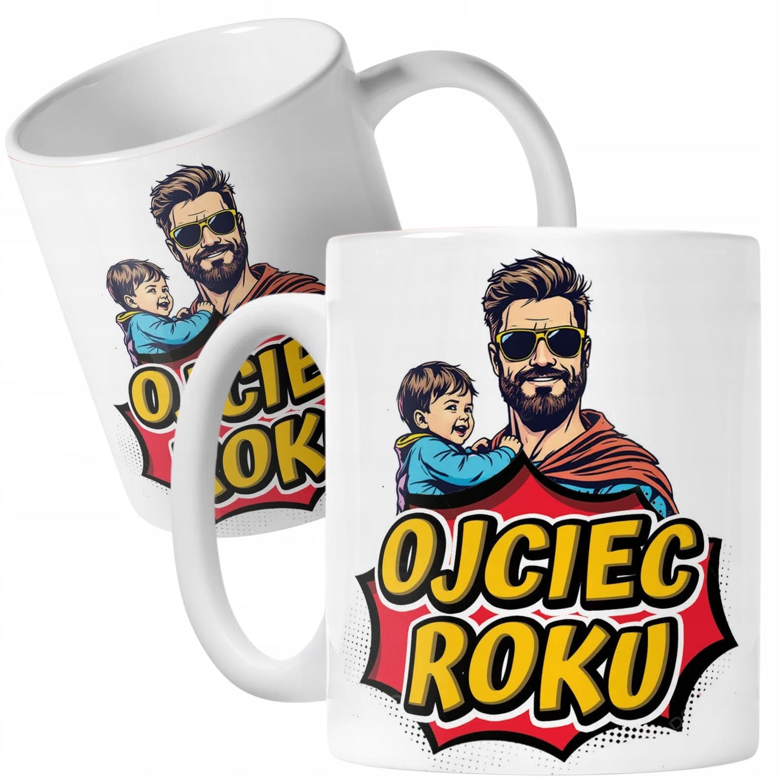 Zestaw Kubek + Koszulka Dzień Ojca Dla Taty Ojciec Roku Prezent