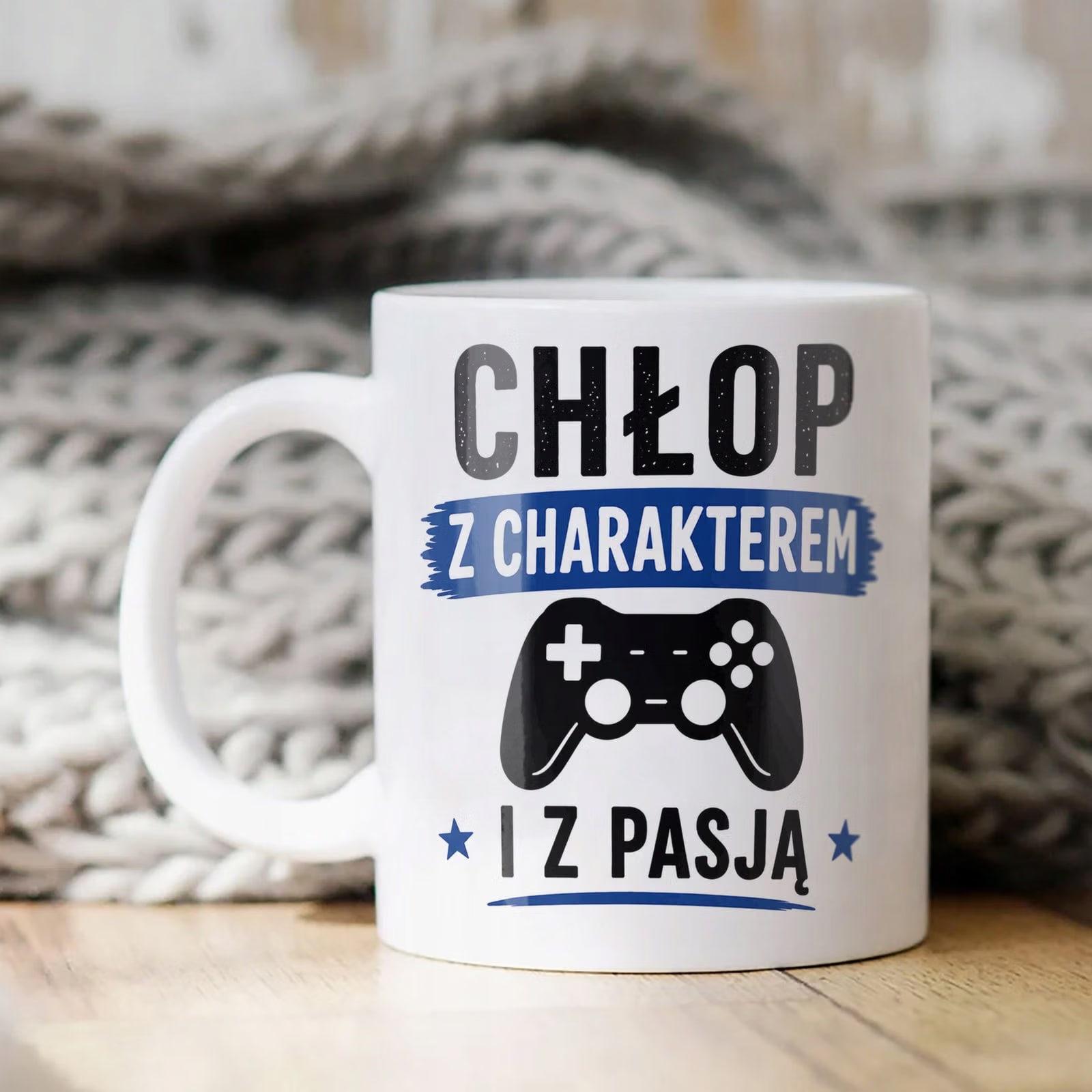 Biały Kubek z nadrukiem Dzień Chłopaka Dla Mężczyzny Upominek Prezent