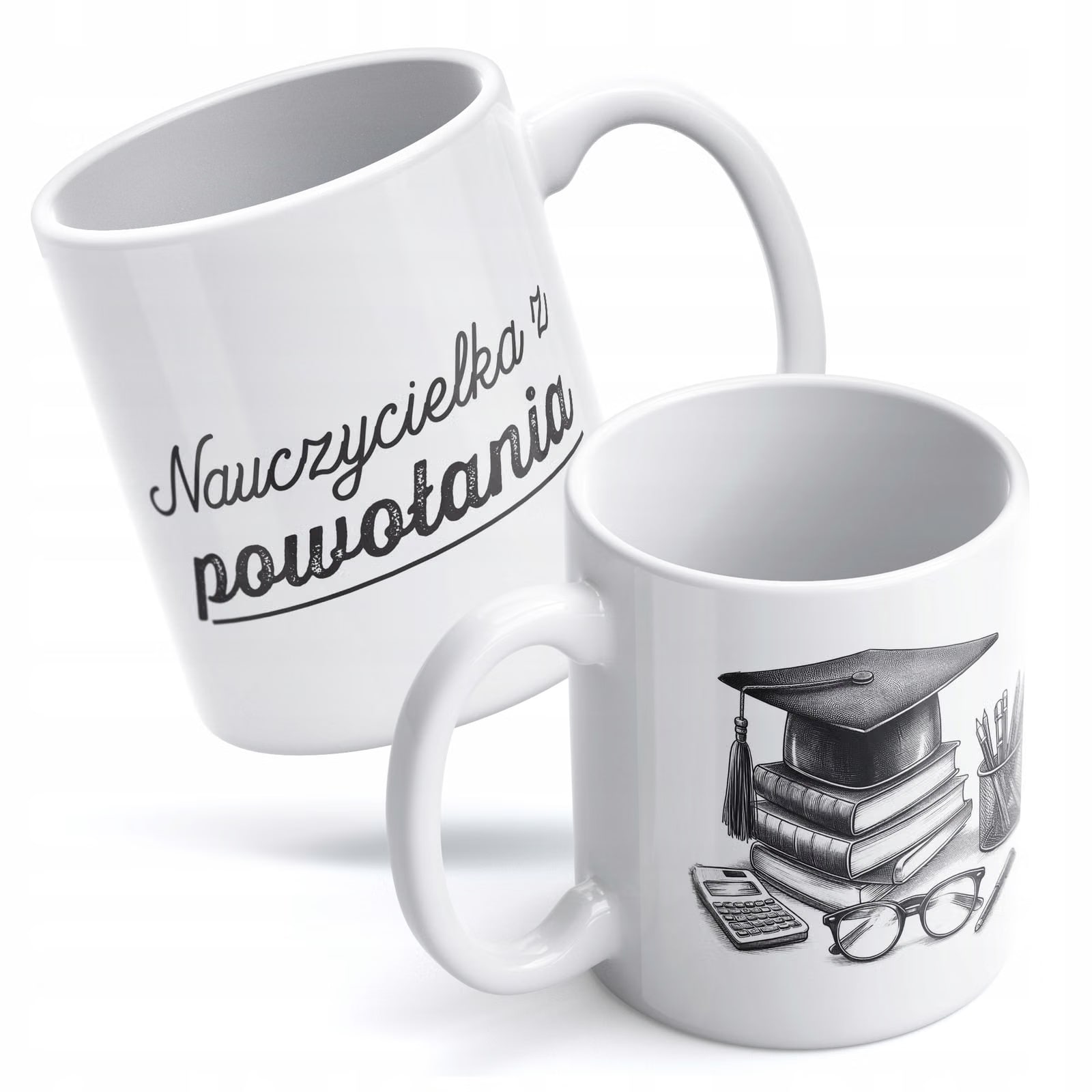 Zestaw kubek + torba Nauczycielka z Powołania Dzień Nauczyciela Prezent