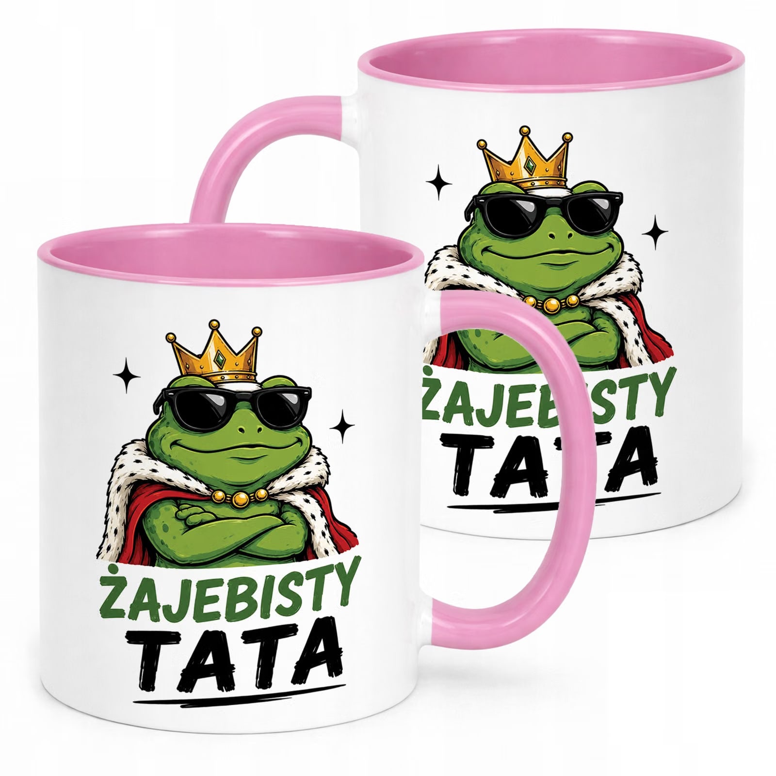 Kubek Różowy upominek na Dzień Ojca prezent dla taty