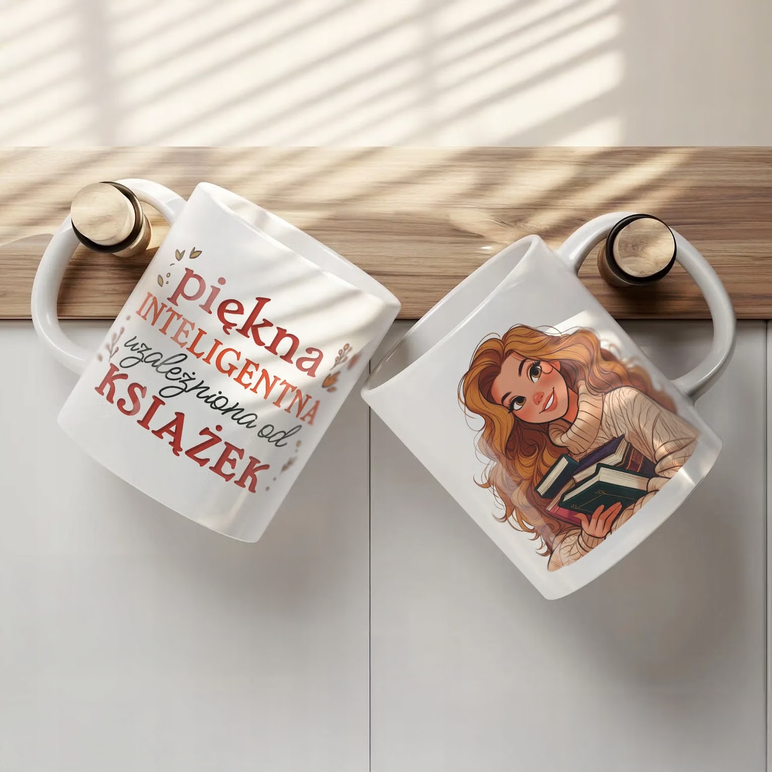 Kubek ceramiczny Dzień Kobiet Dla Fanki Książek Prezent Upominek Kobiety