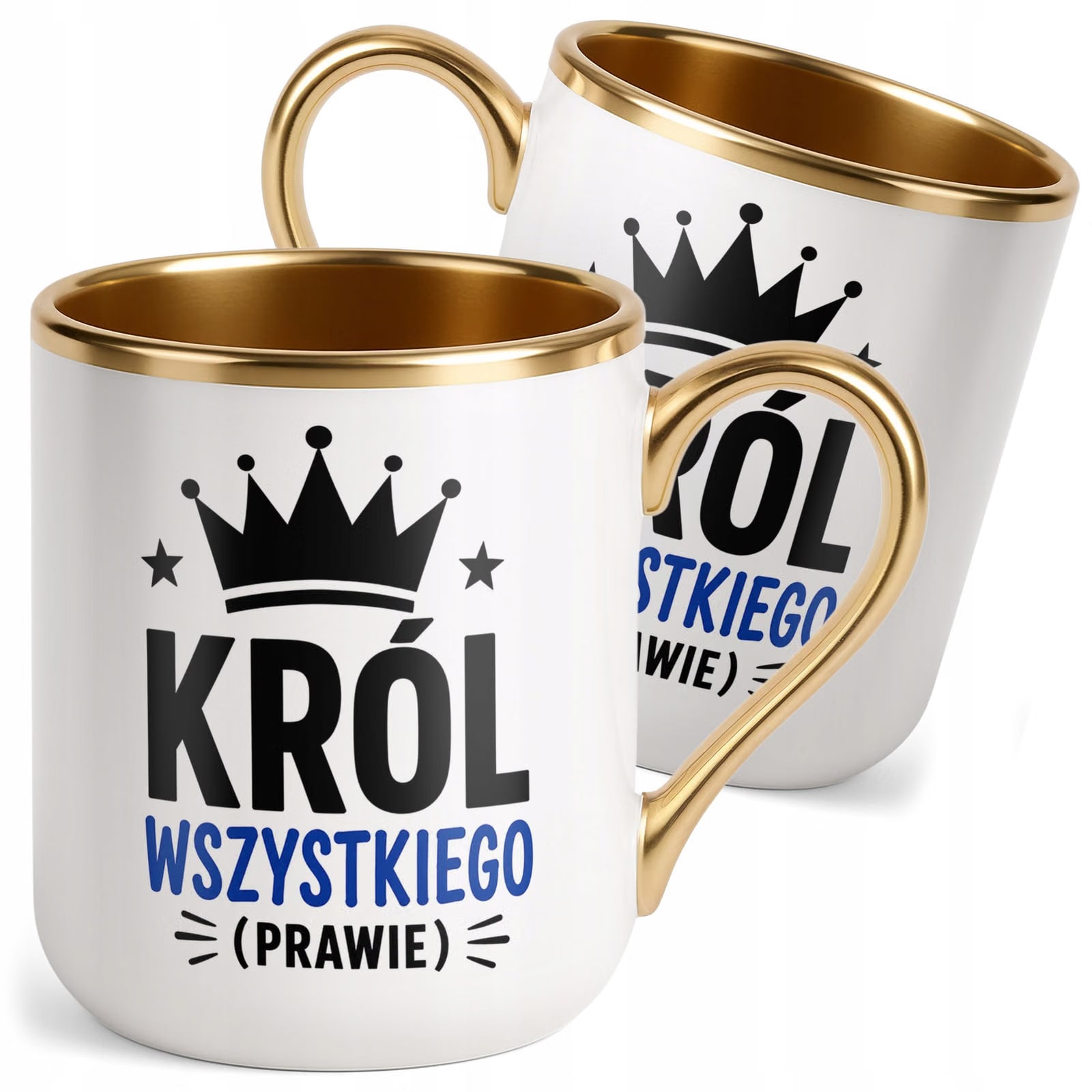 Kubek z nadrukiem Premium Złoty Dzień Chłopaka Mężczyzny Prezent