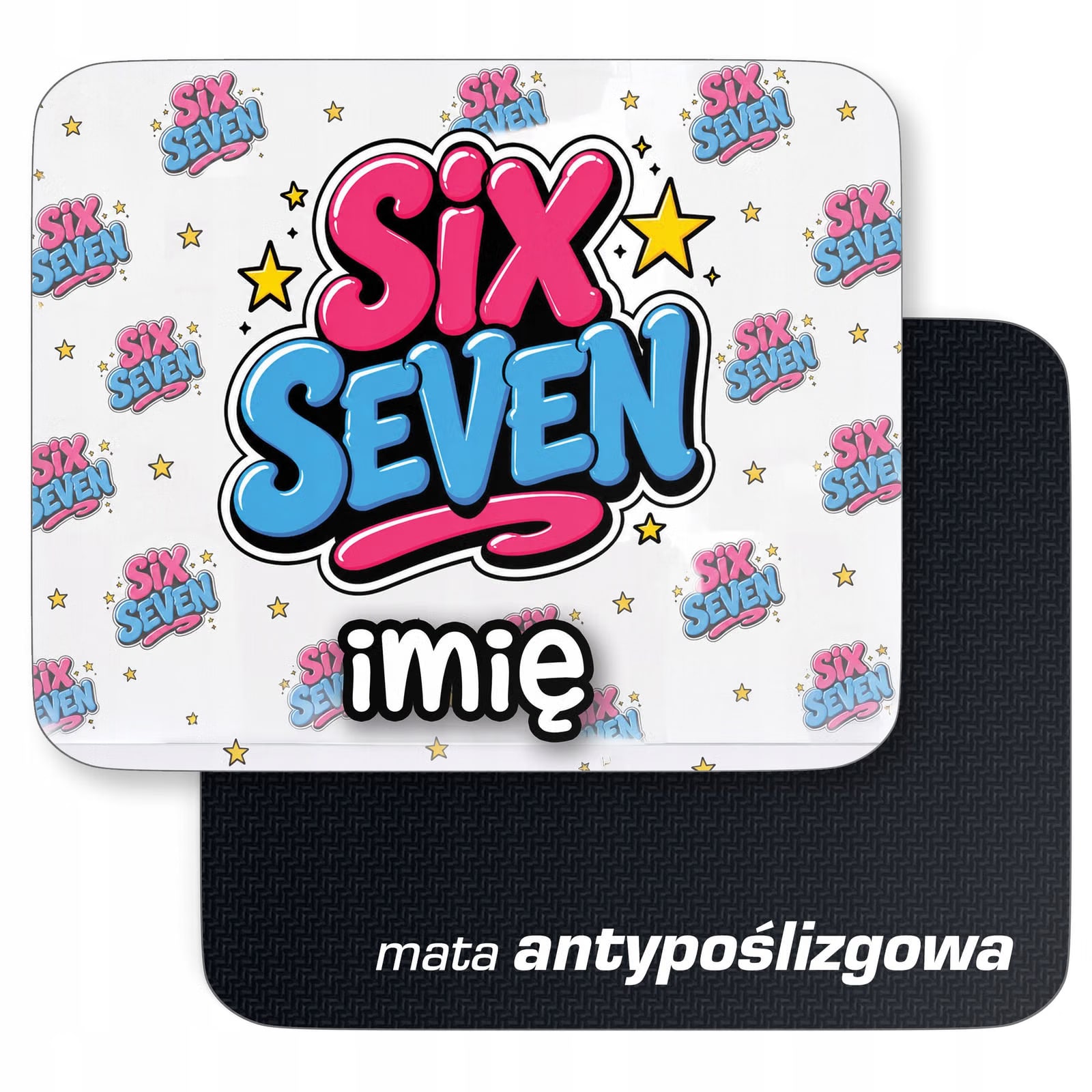 Podkładka pod mysz personalizowana z nadrukiem 67 Six Seven dla graczy