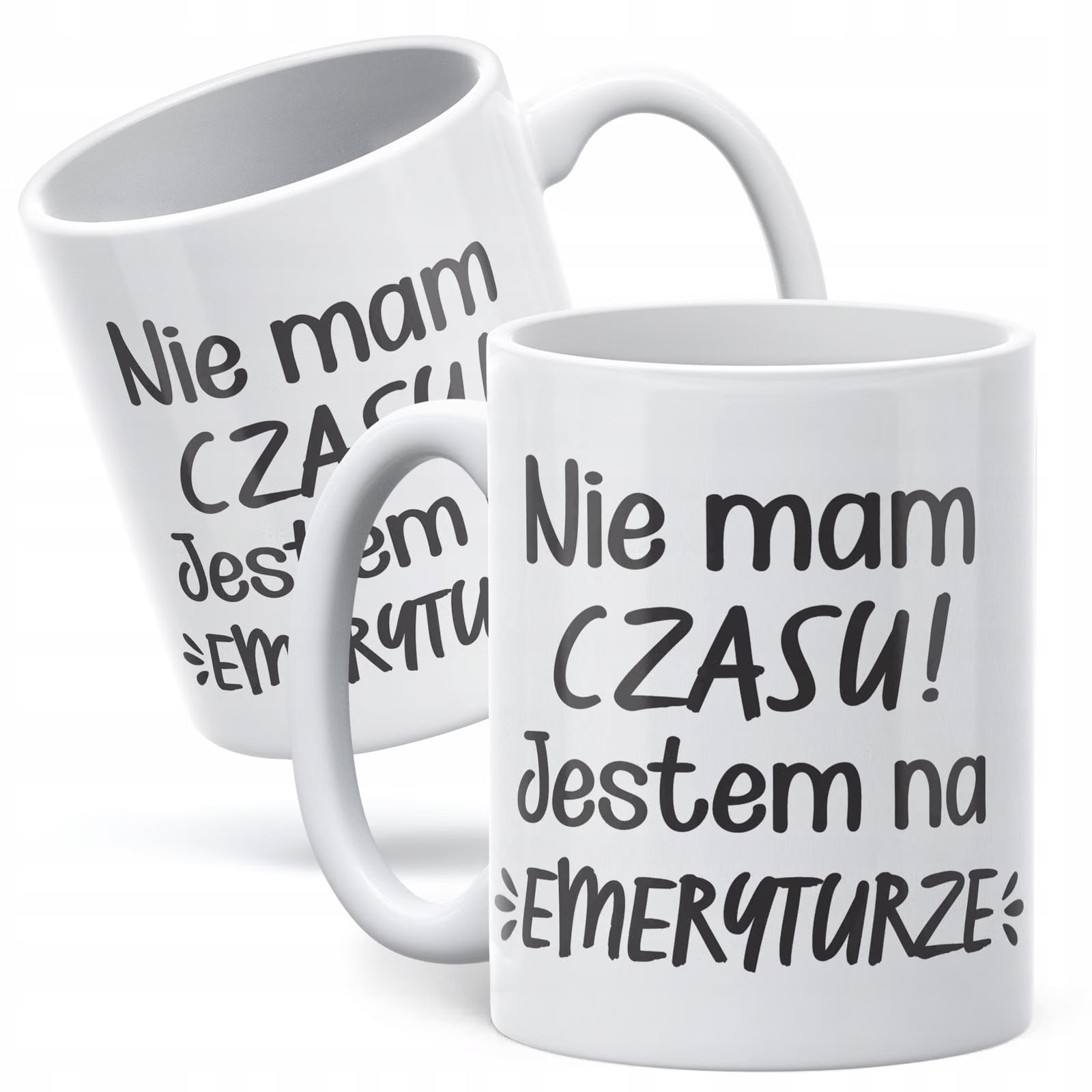 Kubek ceramiczny z okazji Emerytury Dla Emeryta Emerytki Prezent Upominek
