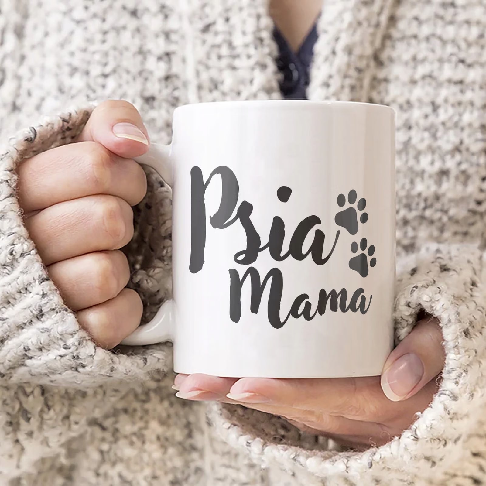 Kubek ceramiczny Psia Mama Dla Posiadaczki Psa Prezent