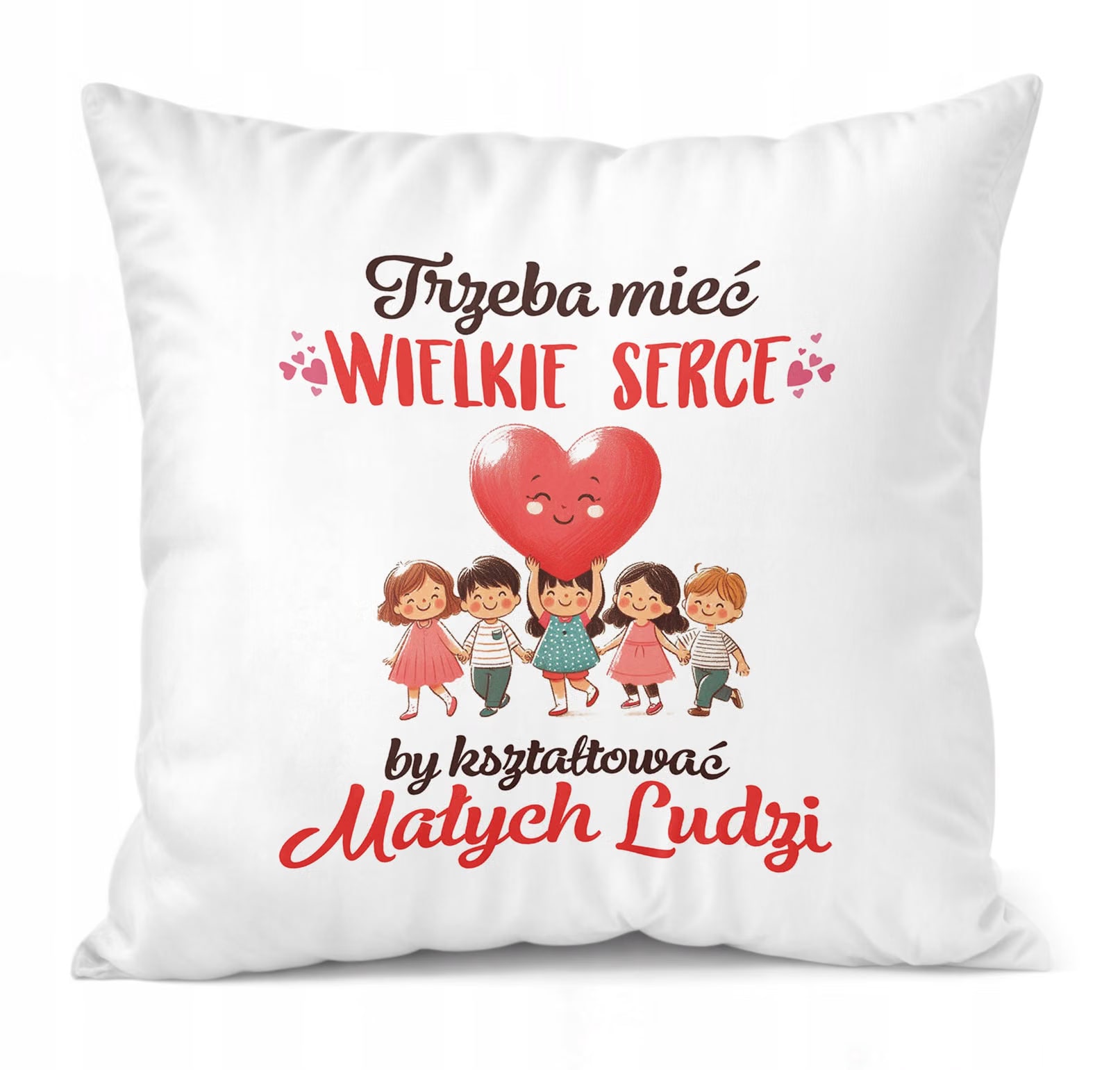 Poduszka Jasiek 38x38cm z Nadrukiem Dzień Nauczyciela Prezent Upominek