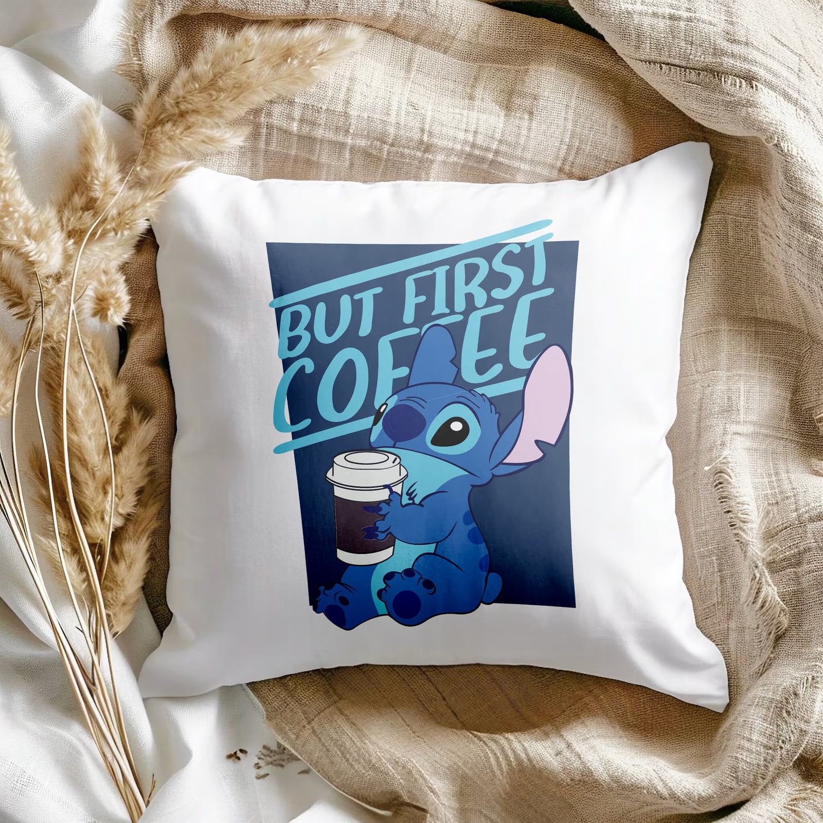 Poduszka 38x38cm Stitch Lilo i Stich Bajka Dla Dzieci Prezent