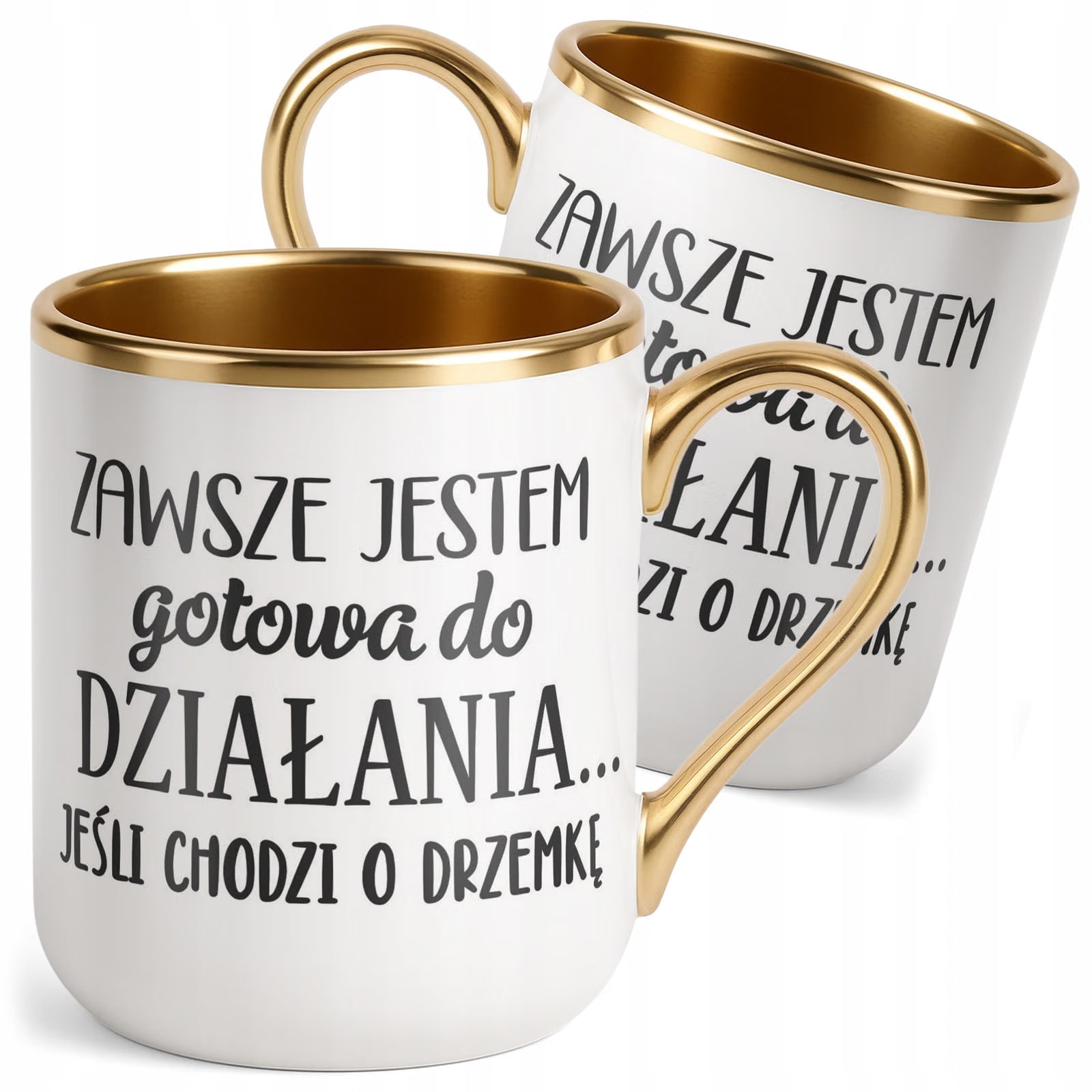 Kubek Premium Złoty Dzień Kobiet Zabawny Prezent Upominek Dla Kobiety