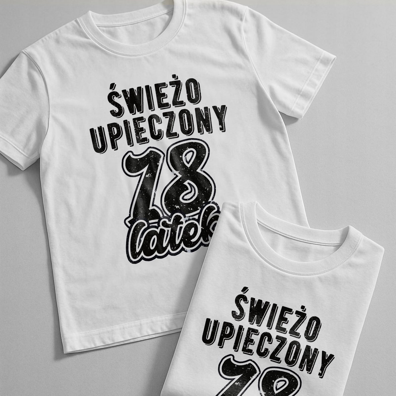 Koszulka biała męska Świeżo Upieczony 18 Urodziny Prezent r. 3XL