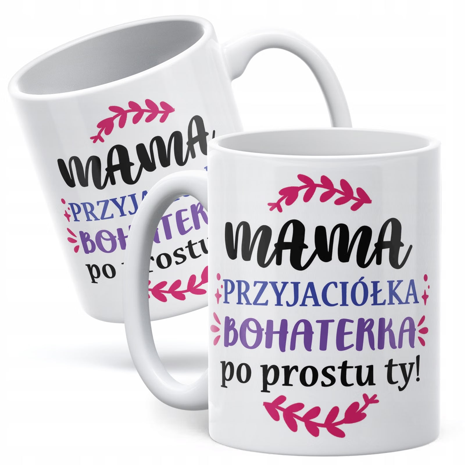 Kubek ceramiczny Dzień Matki Dla Mamy Prezent Mama Przyjaciółka Bohaterka
