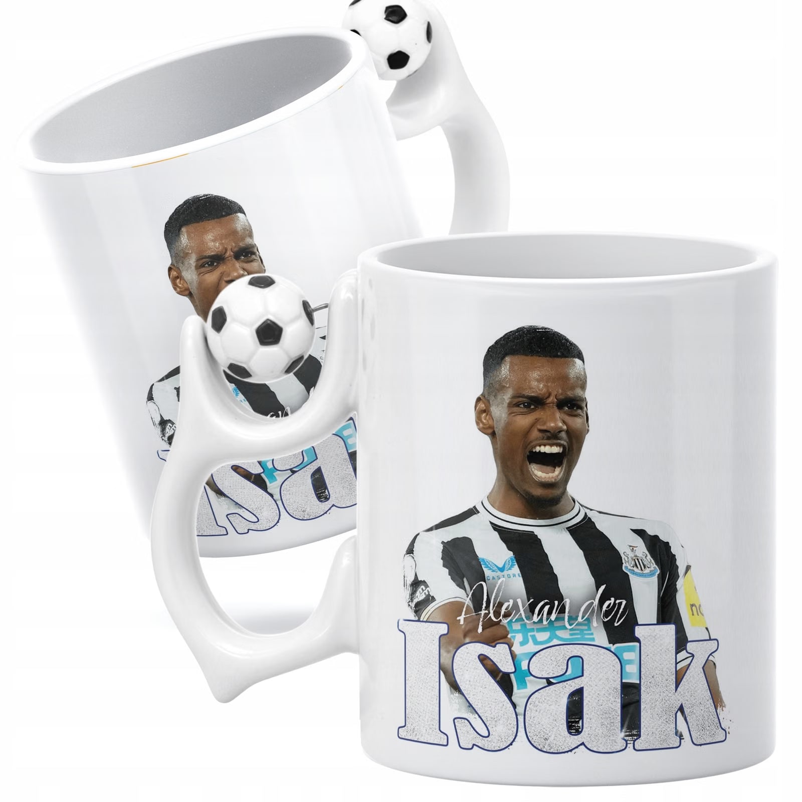 Zestaw Kubek Piłkarski + Plecak Alexander Isak Newcastle