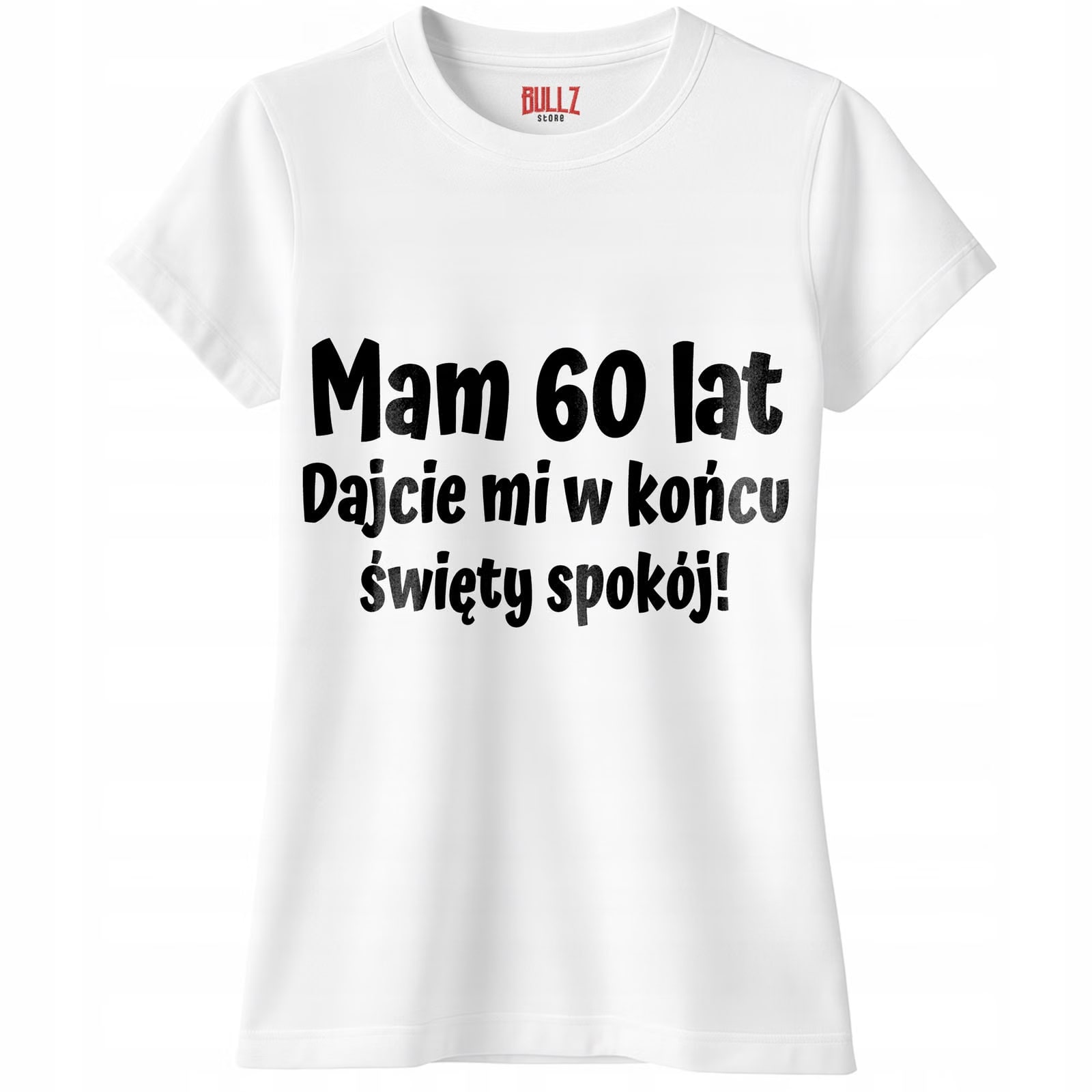 Koszulka biała damska Mam 60 Urodziny Prezent Upominek