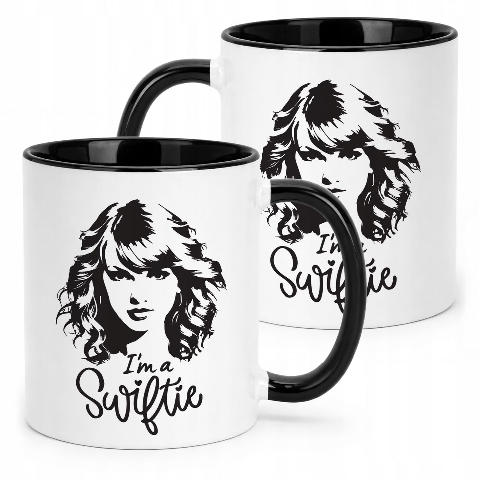 Kubek Czarny Taylor Swift Dla Fanów Prezent Upominek