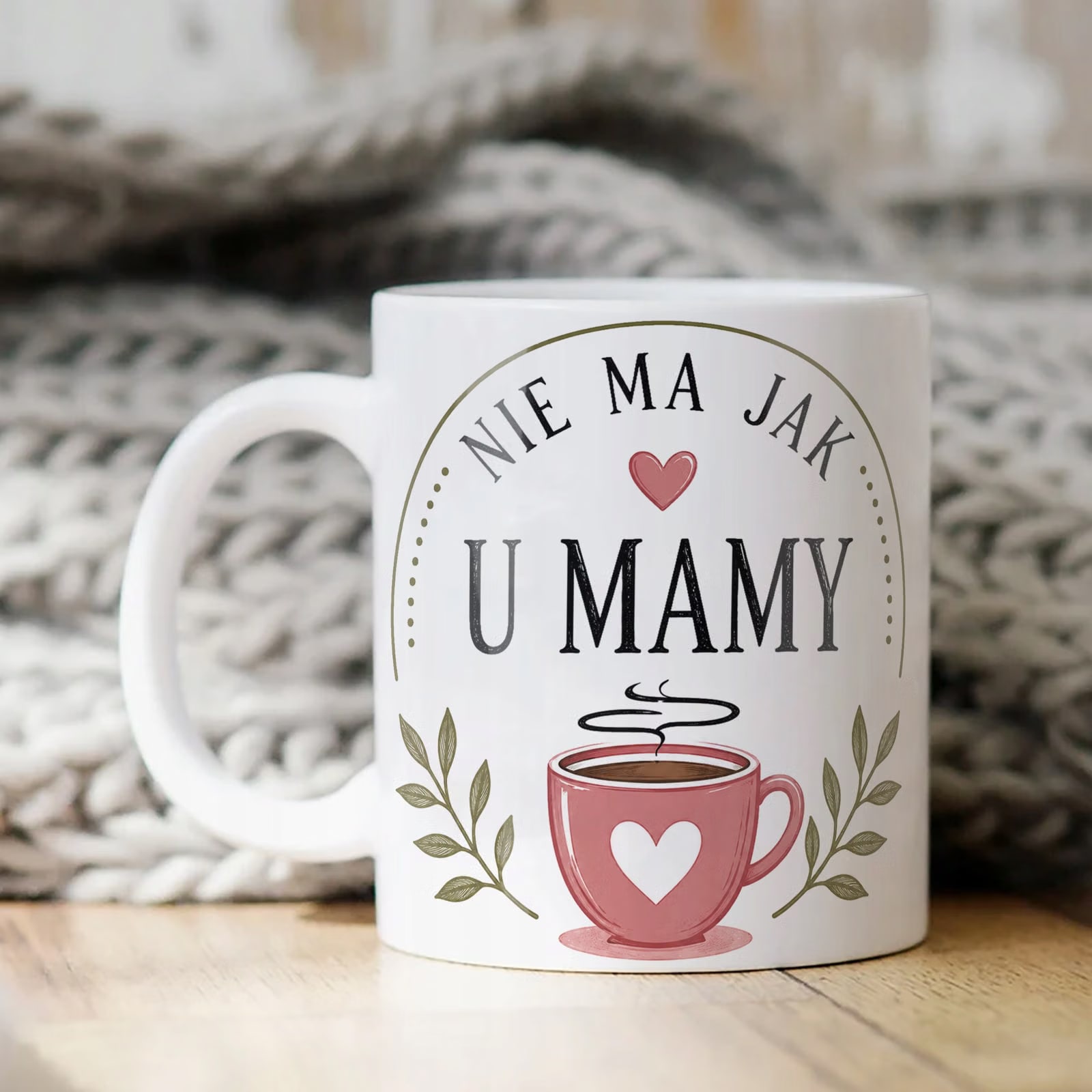 Prezent na Dzień Matki kubek dla mamy fajny upominek dla mamy z nadrukiem