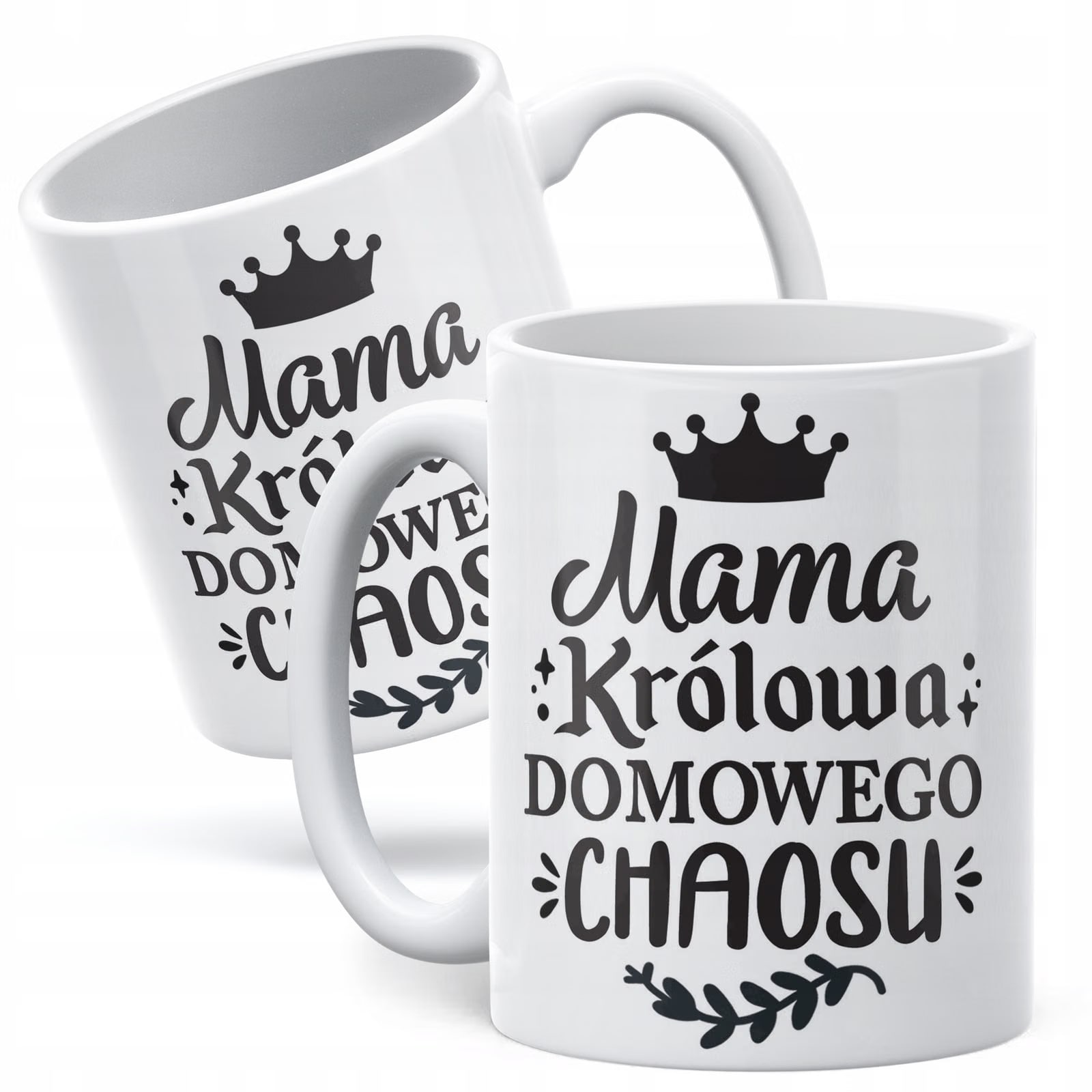 Kubek ceramiczny Dzień Matki Dla Mamy Prezent Królowa Domowego Chaosu