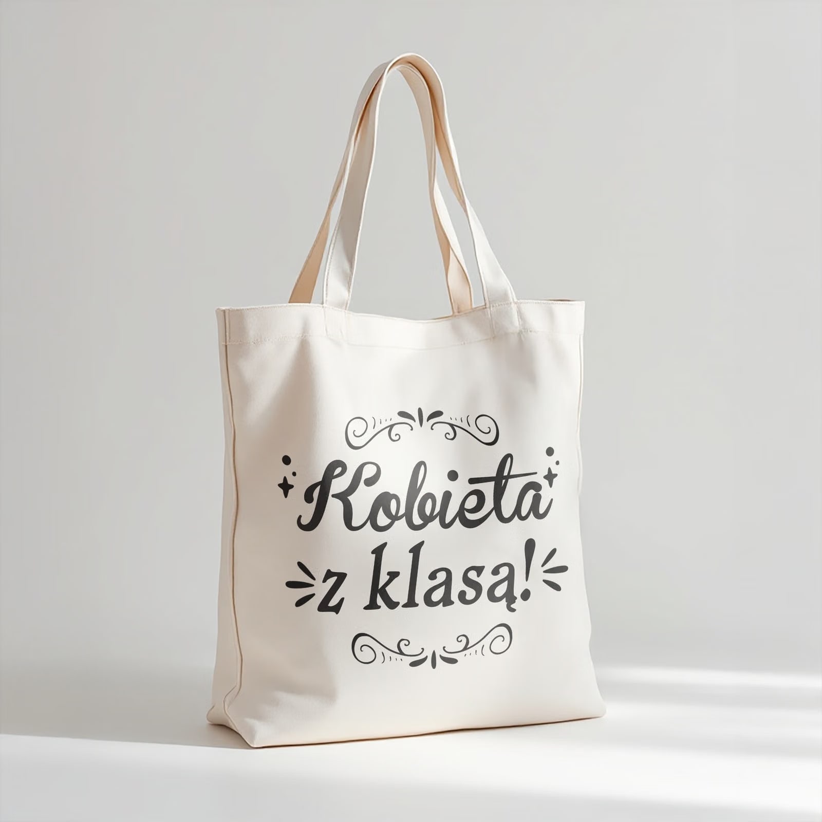 Torba bawełniana premium prezent na Dzień Kobiet Kobieta z Klasą