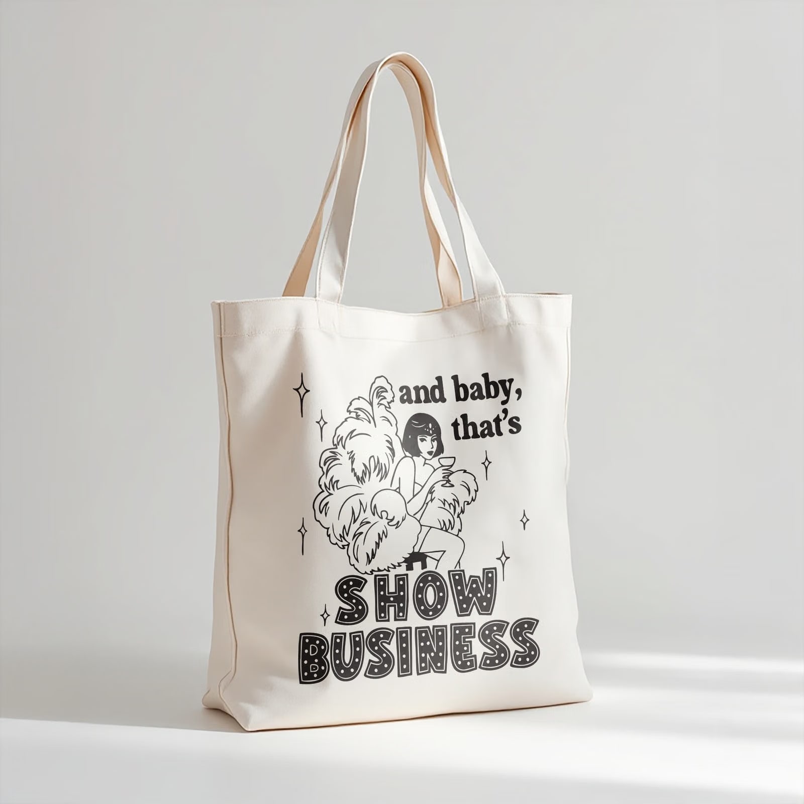 Torba bawełniana premium na zakupy Taylor Swift The Life Of A Showgirl