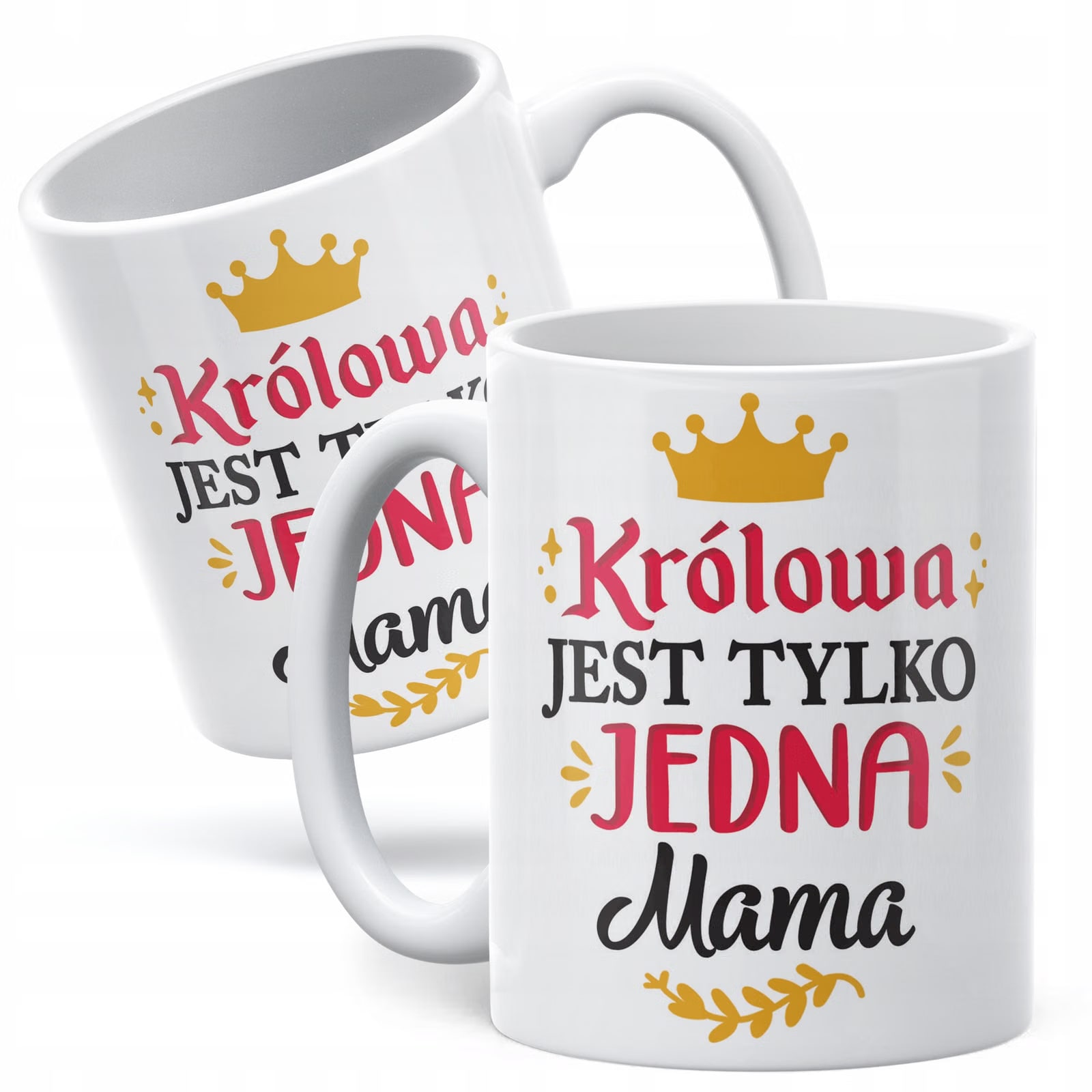 Kubek ceramiczny Dzień Matki Dla Mamy Prezent Królowa Jest Tylko Jedna