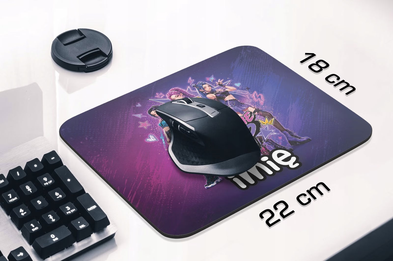 Podkładka pod mysz personalizowana z nadrukiem Łowczynie Kpop dla graczy