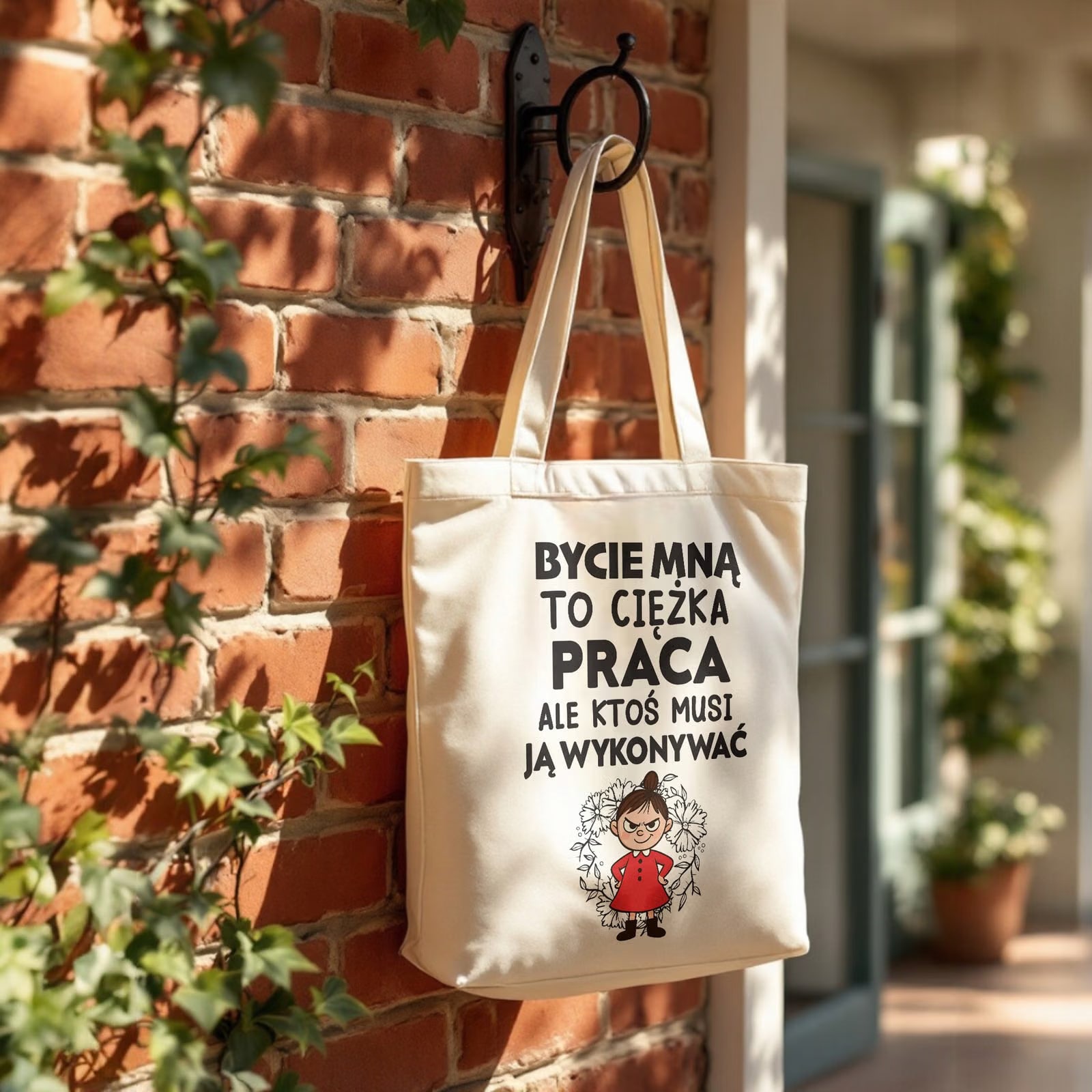 Torba bawełniana premium Dzień Kobiet Prezent Zabawny Upominek