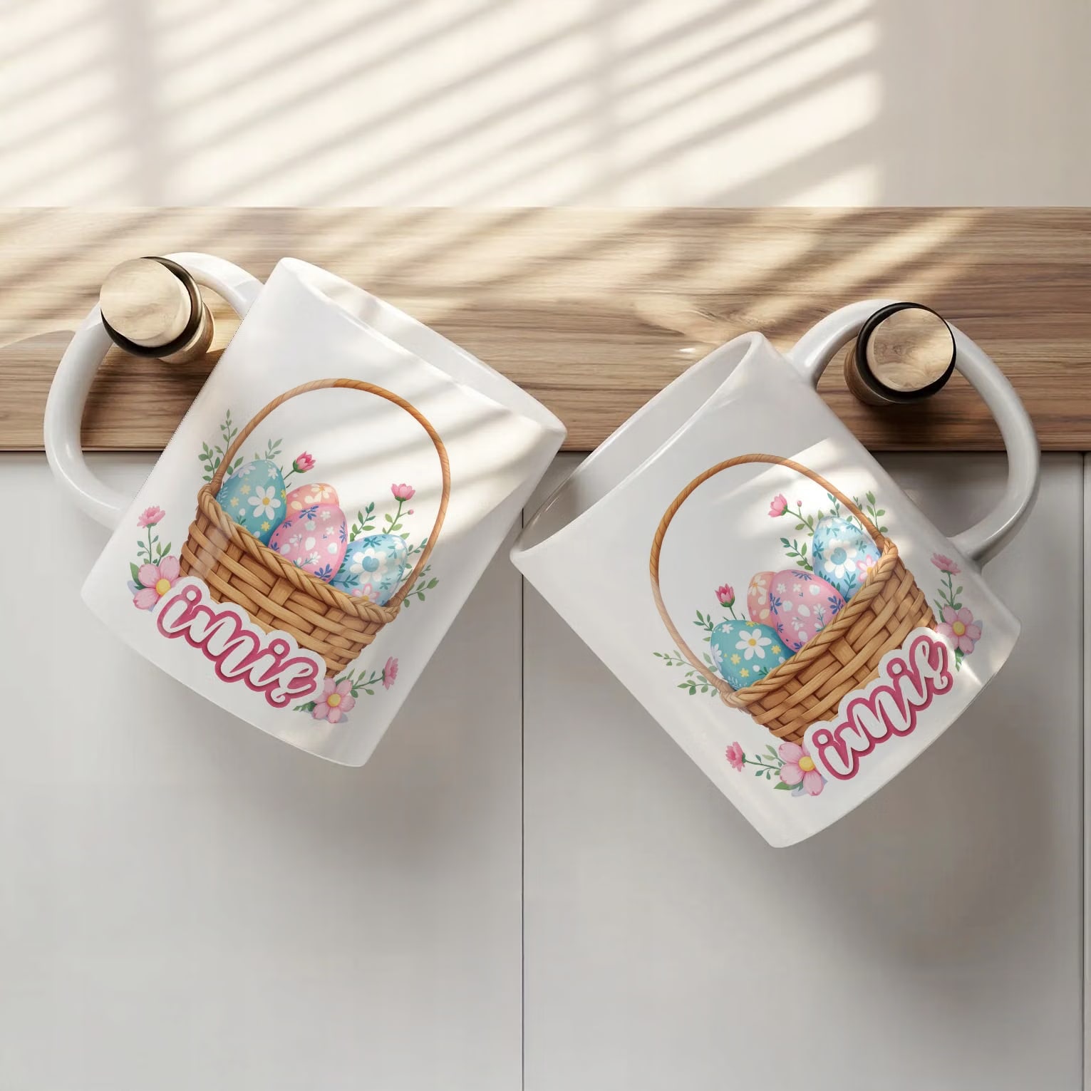 Kubek ceramiczny Wielkanocny Personalizowany Z okazji Świąt Wielkanocnych